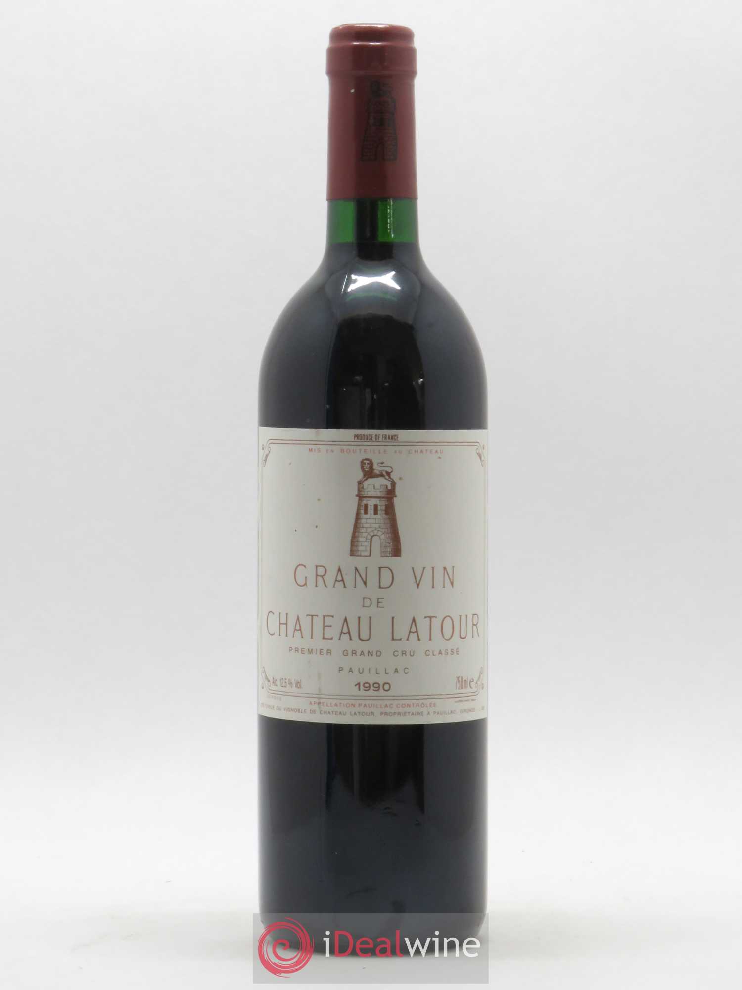 Château Latour 1er Grand Cru Classé 1990 - Lot de 1 bouteille - 0