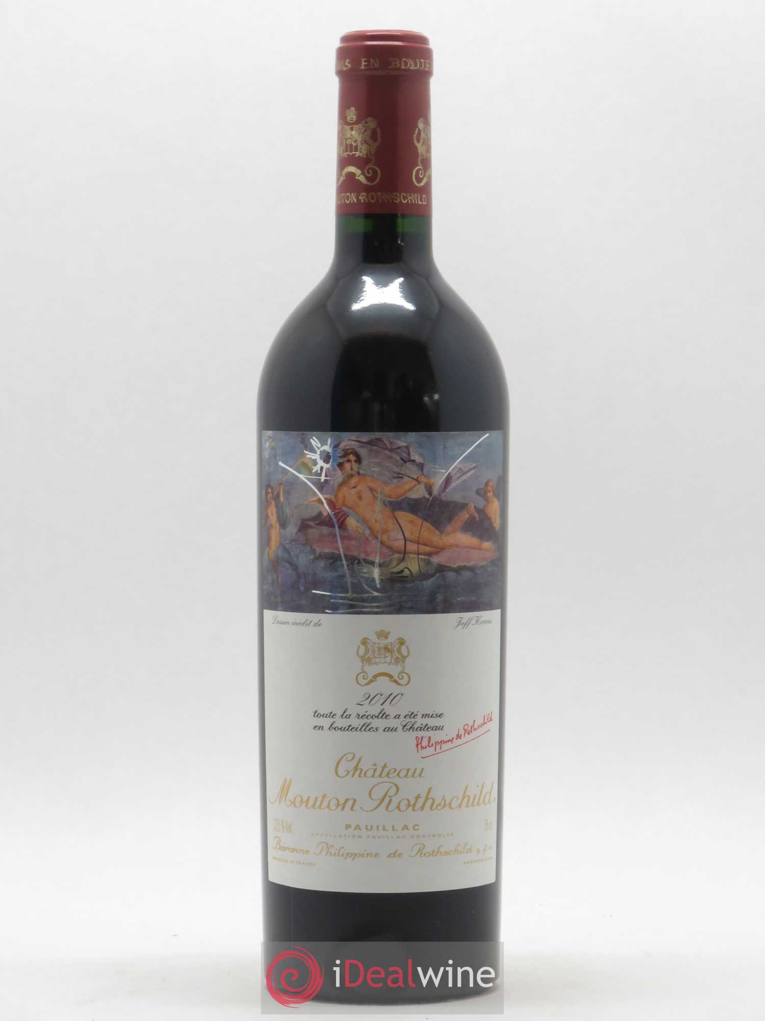 Château Mouton Rothschild 1er Grand Cru Classé 2010 - Lot de 1 bouteille - 0