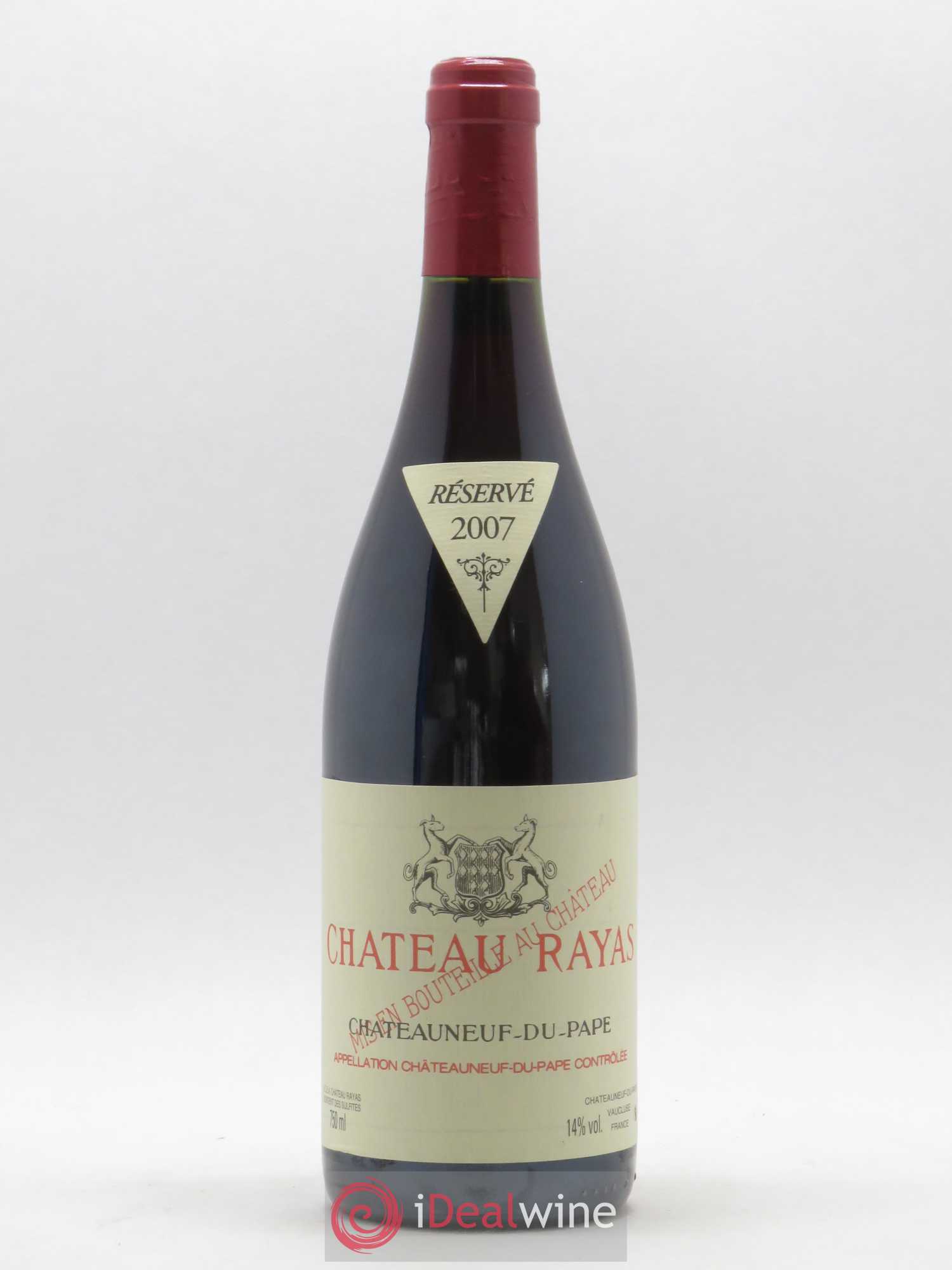 Châteauneuf-du-Pape Château Rayas Emmanuel Reynaud 2007 - Lot de 1 bouteille - 0