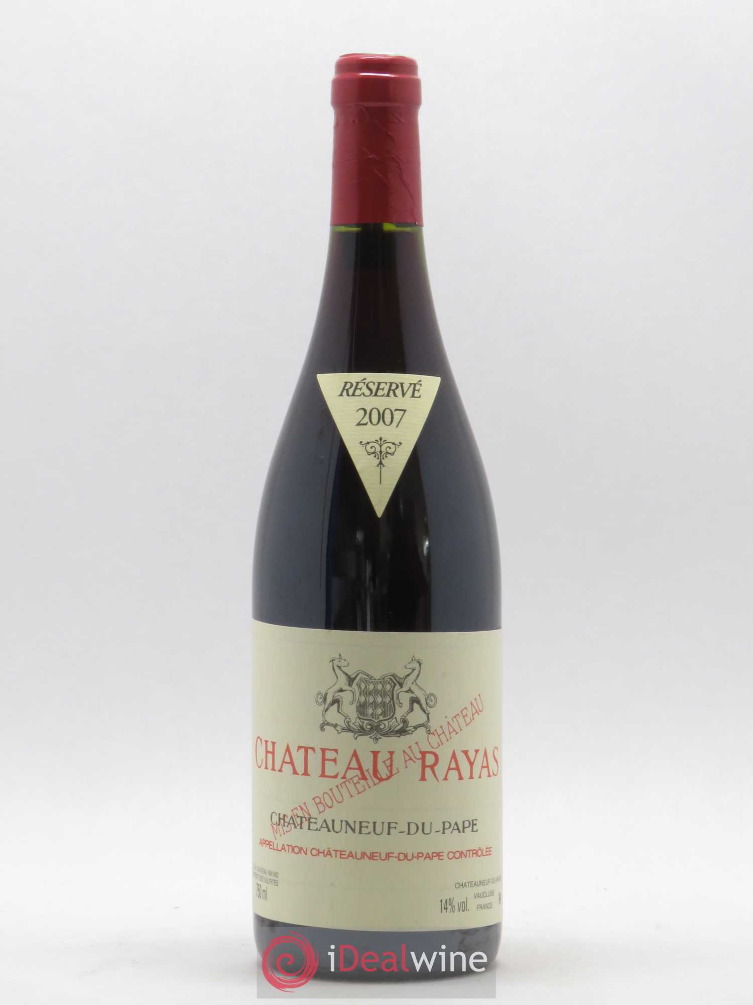 Châteauneuf-du-Pape Château Rayas Emmanuel Reynaud 2007 - Lot de 1 bouteille - 0