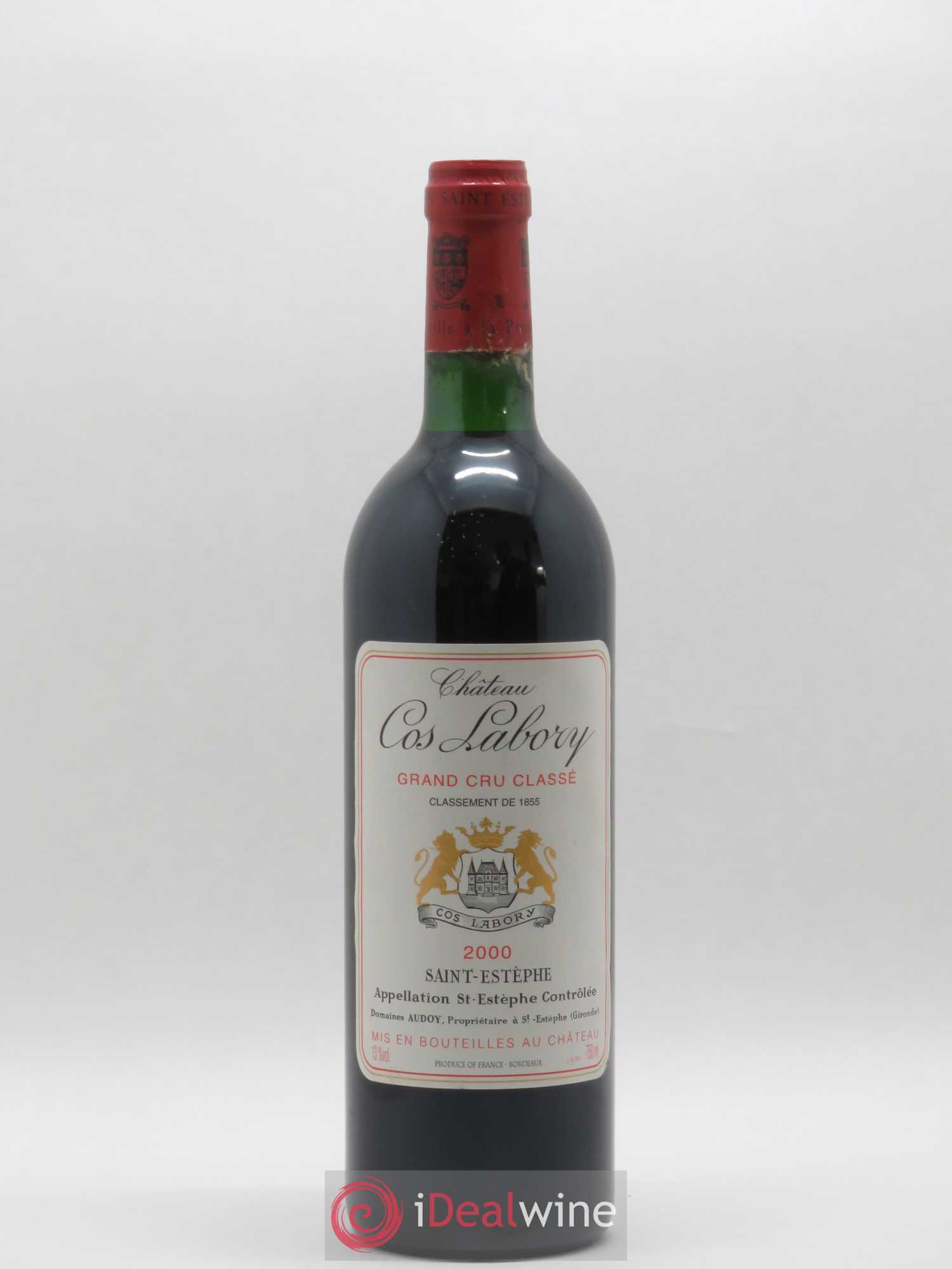 Château Cos Labory 5ème Grand Cru Classé 2000 - Lot de 1 bouteille - 0