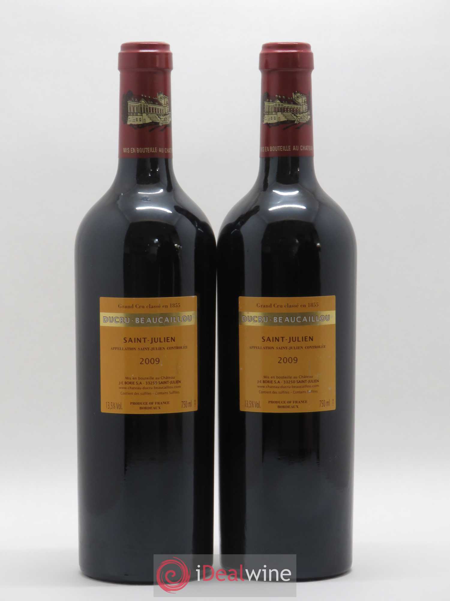 Château Ducru Beaucaillou 2ème Grand Cru Classé 2009 - Lot de 2 bouteilles - 1