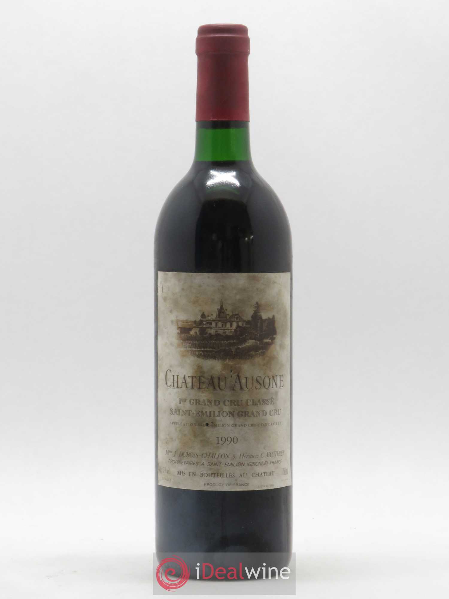 Château Ausone 1er Grand Cru Classé A 1990 - Lot de 1 bouteille - 0