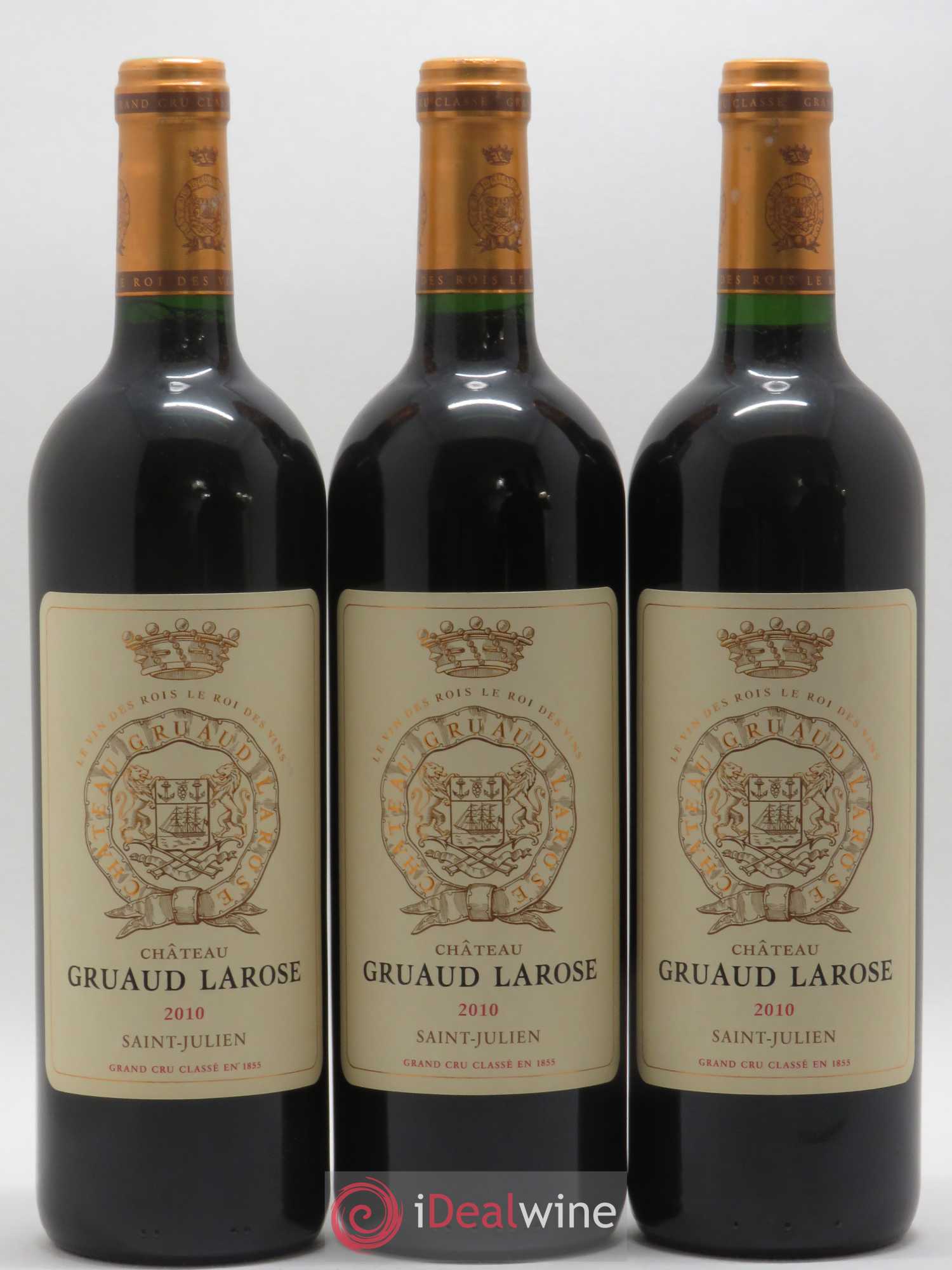 Château Gruaud Larose 2ème Grand Cru Classé 2010 - Lot de 3 bouteilles - 0