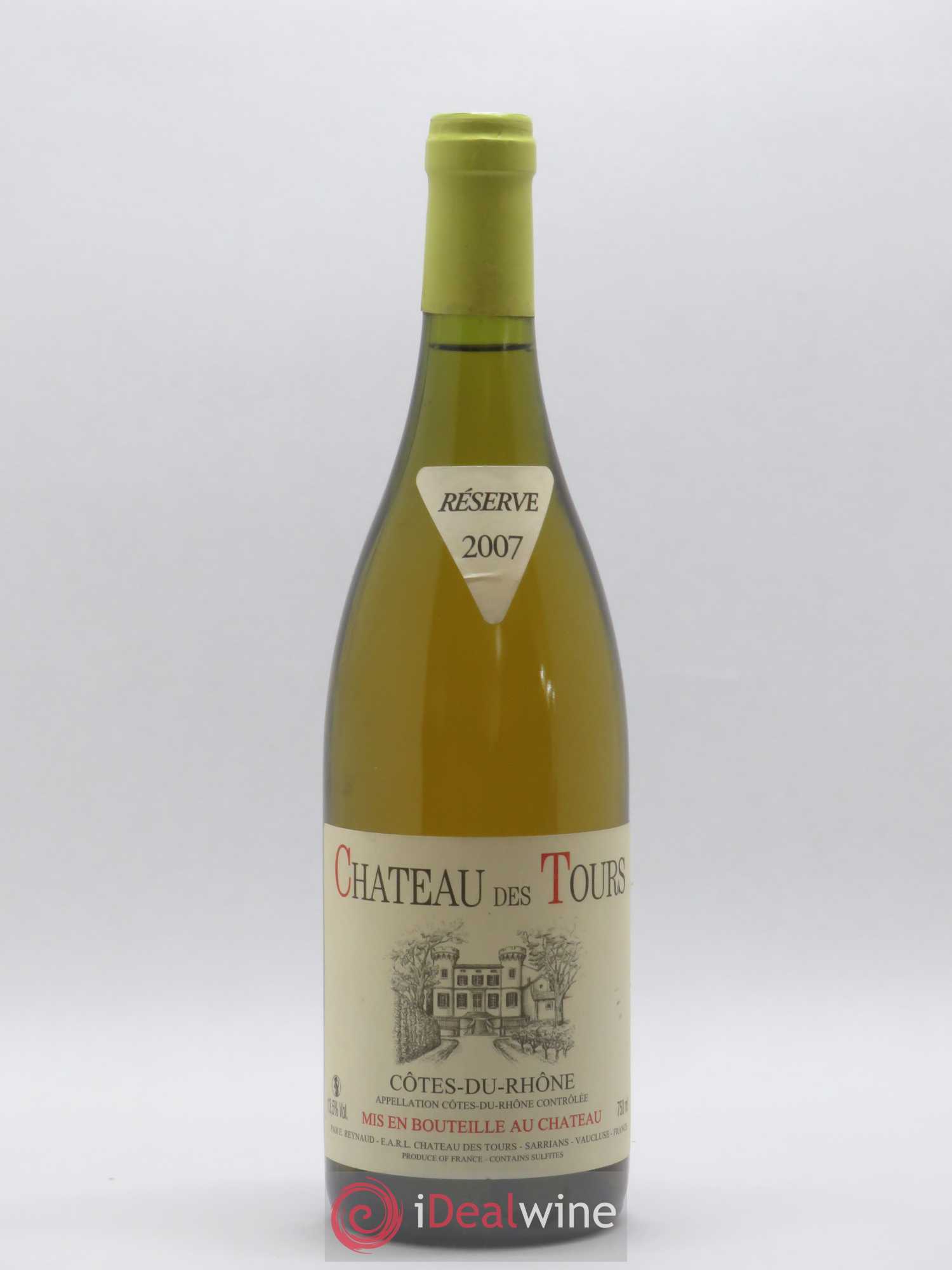 Côtes-du-Rhône Château des Tours Emmanuel Reynaud 2007 - Lot de 1 bouteille - 0