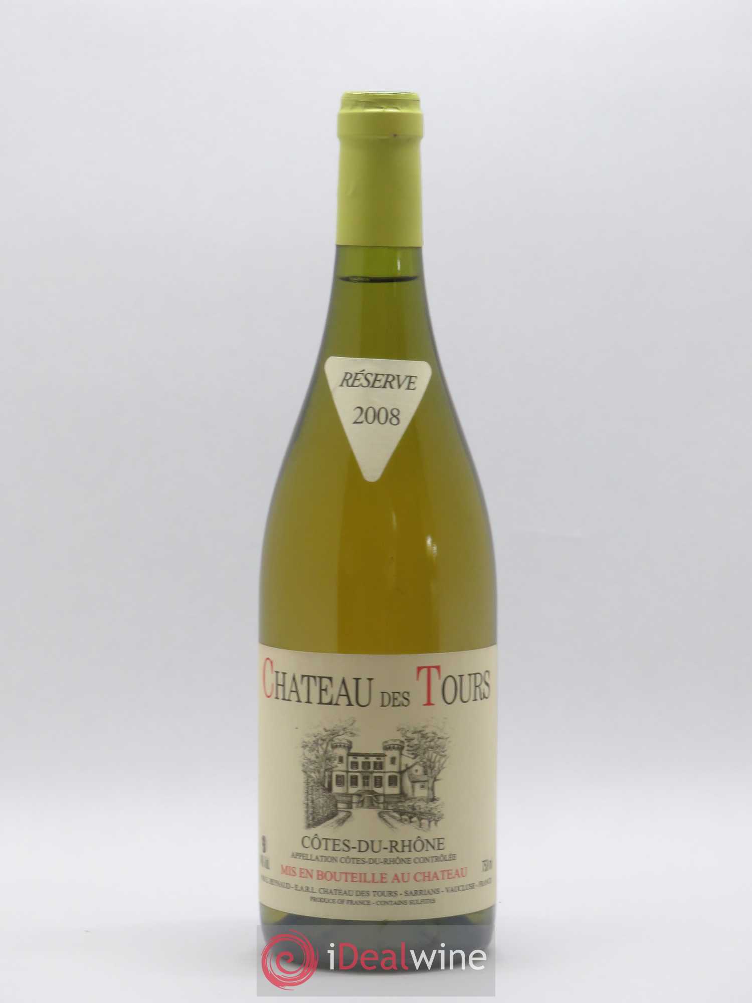 Côtes-du-Rhône Château des Tours Emmanuel Reynaud 2008 - Lot de 1 bouteille - 0
