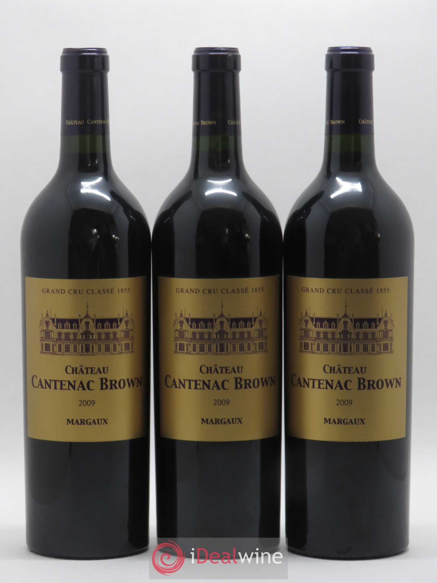 Château Cantenac Brown 3ème Grand Cru Classé 2009 - Lot de 3 bouteilles - 0