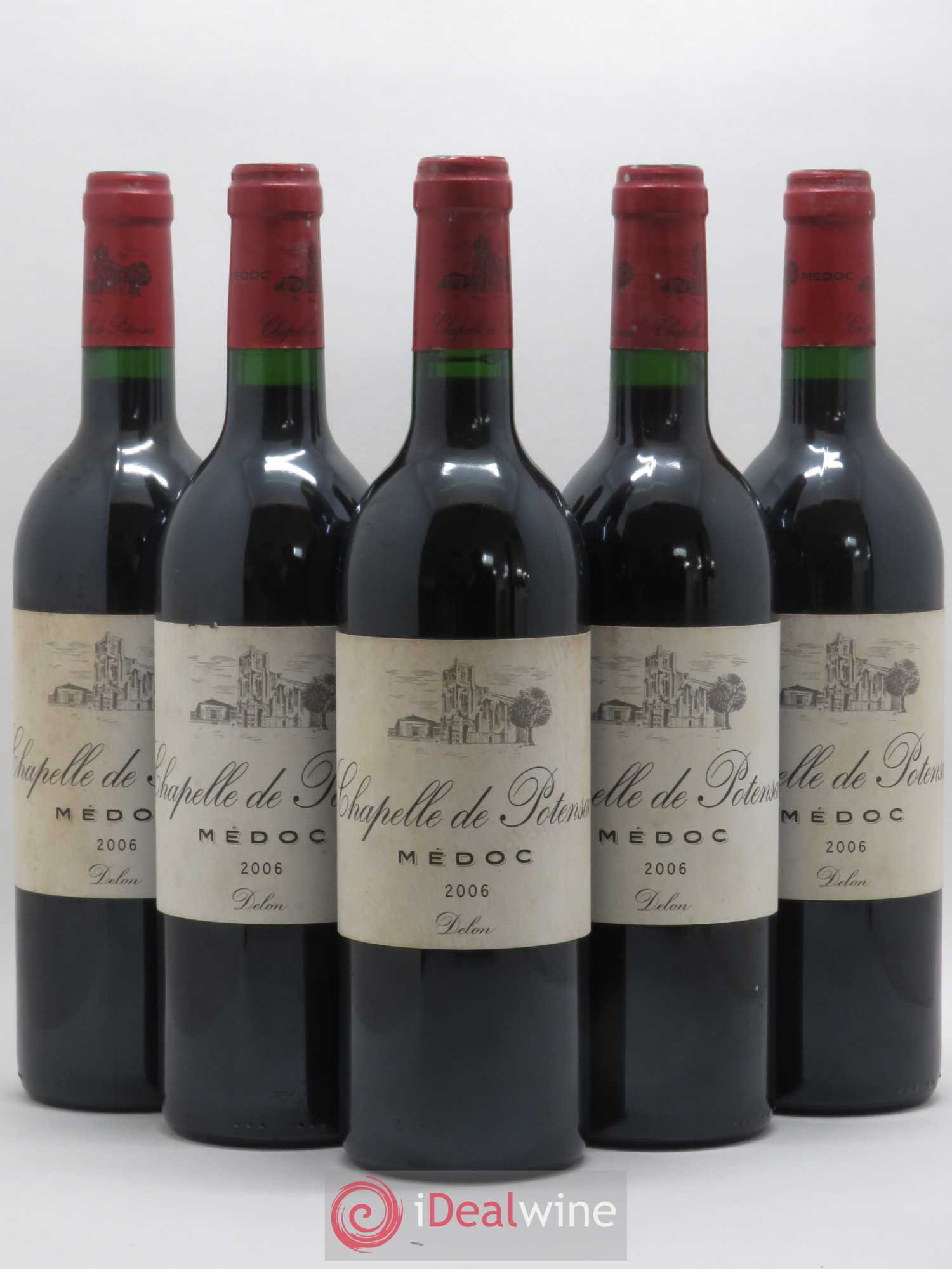 Chapelle de Potensac Second Vin 2006 - Lot de 5 bouteilles - 0