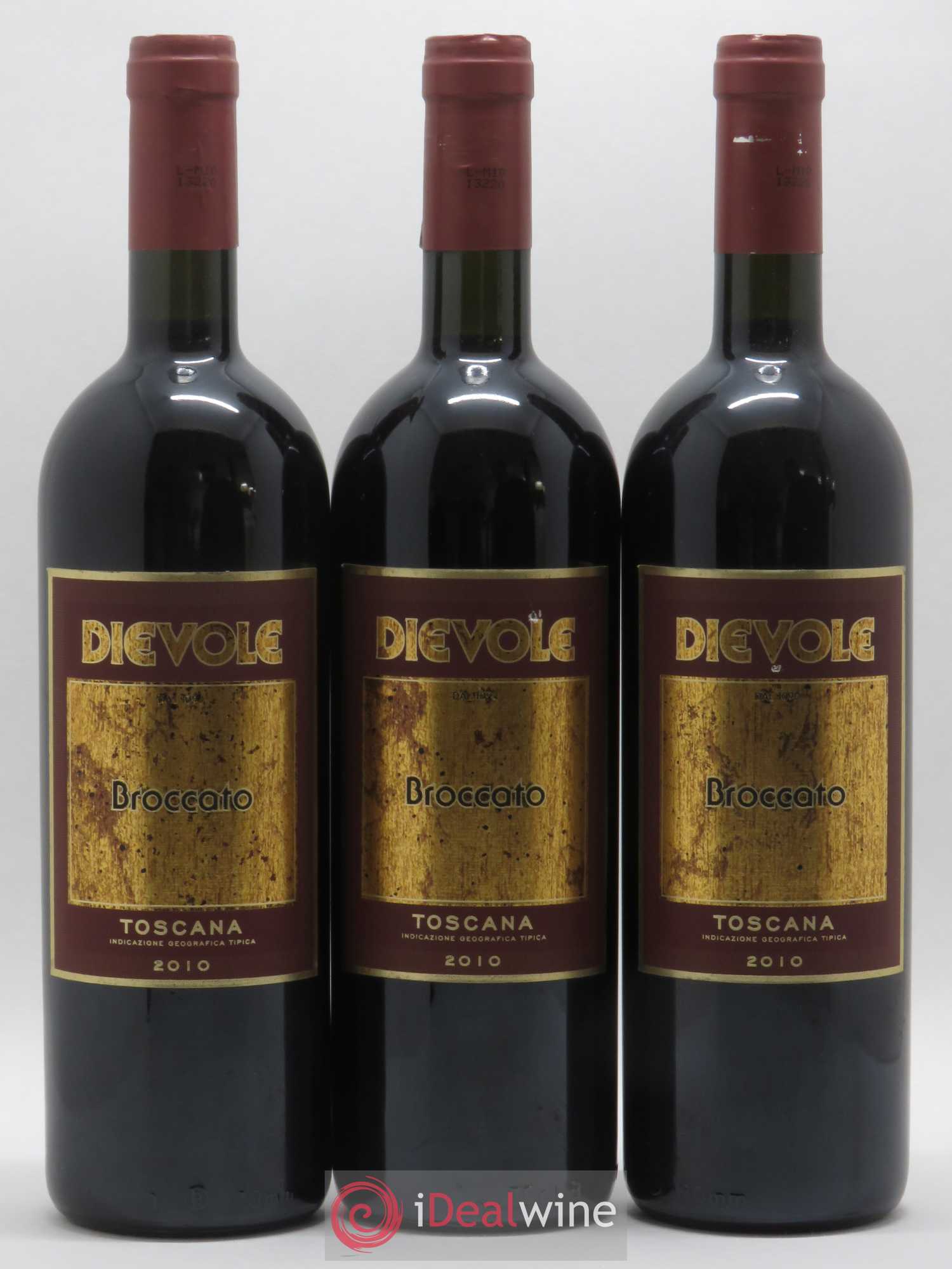 Toscana IGT Broccato Dievole (sans prix de réserve) 2010 - Posten von 3 Flaschen - 0