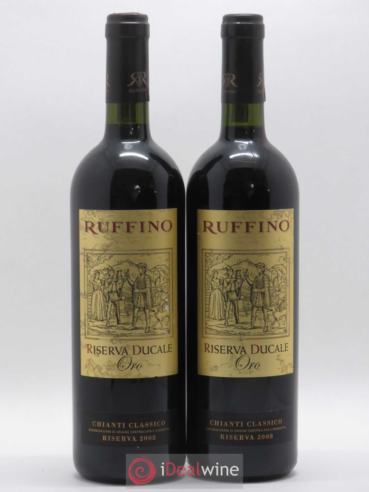 Chianti Classico DOCG Ruffino Riserva Ducale Oro 2008 - Lot of 2 bottles - 0
