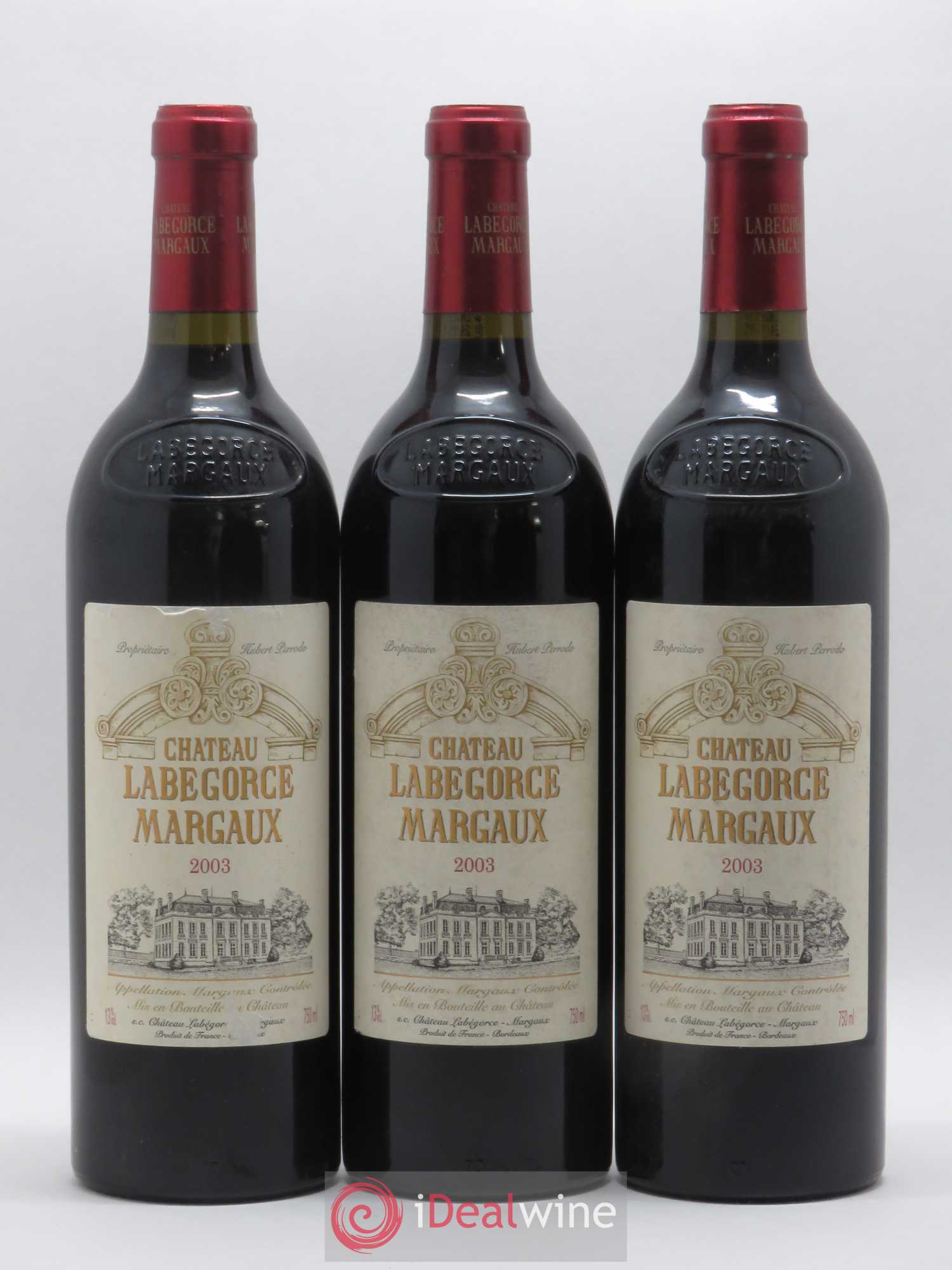 Château Labegorce Cru Bourgeois 2003 - Lot de 3 bouteilles - 0