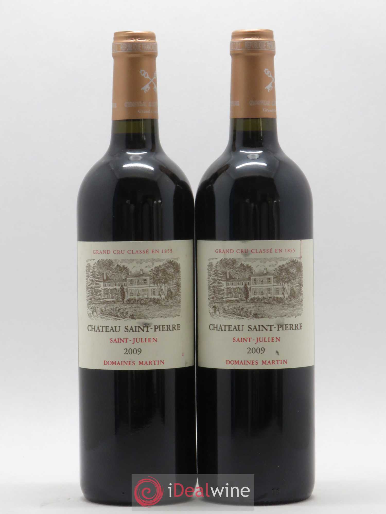 Château Saint-Pierre 4ème Grand Cru Classé 2009 - Lot de 2 bouteilles - 0