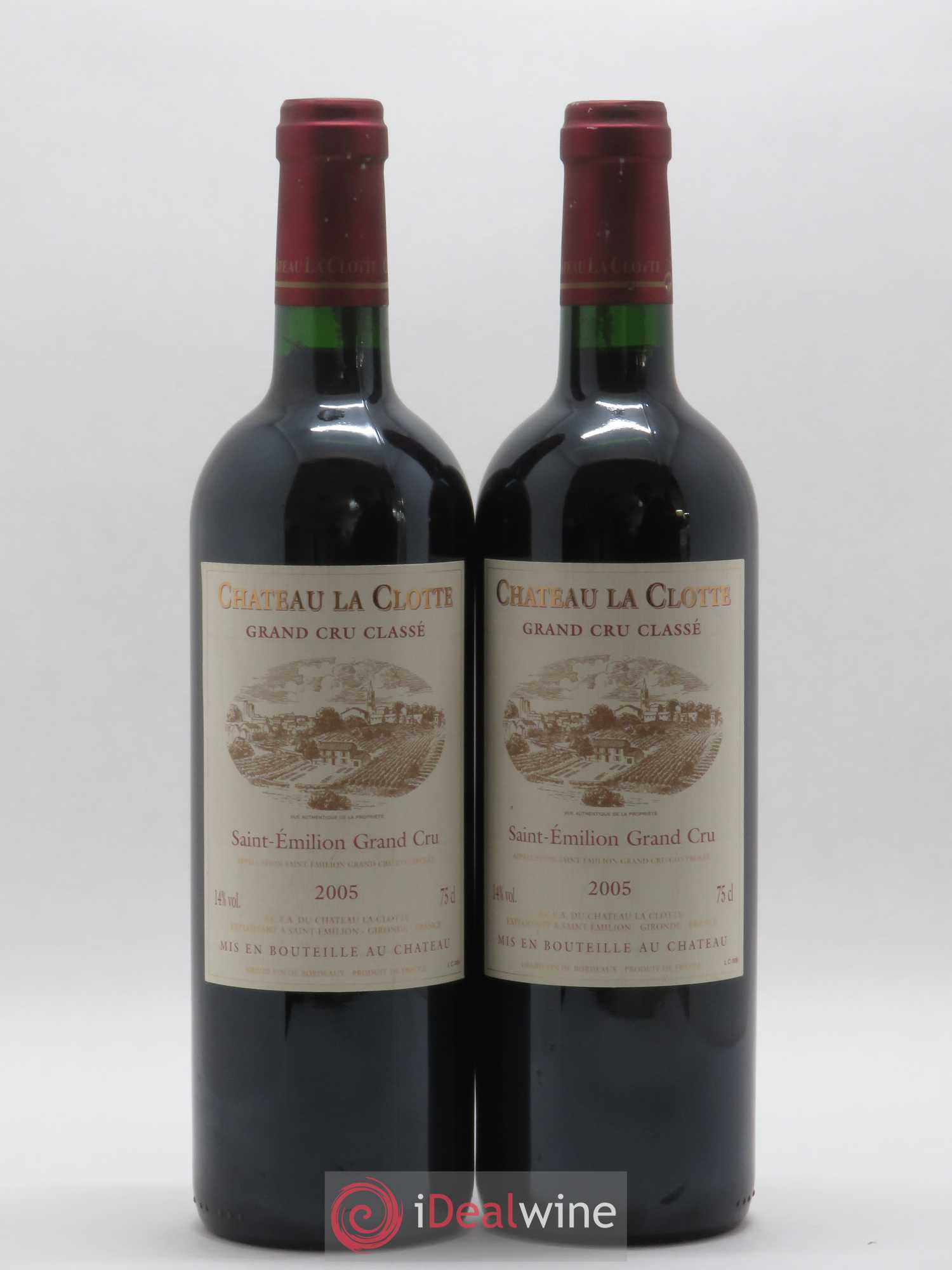 Château la Clotte 2005 - Lot de 2 bouteilles - 0