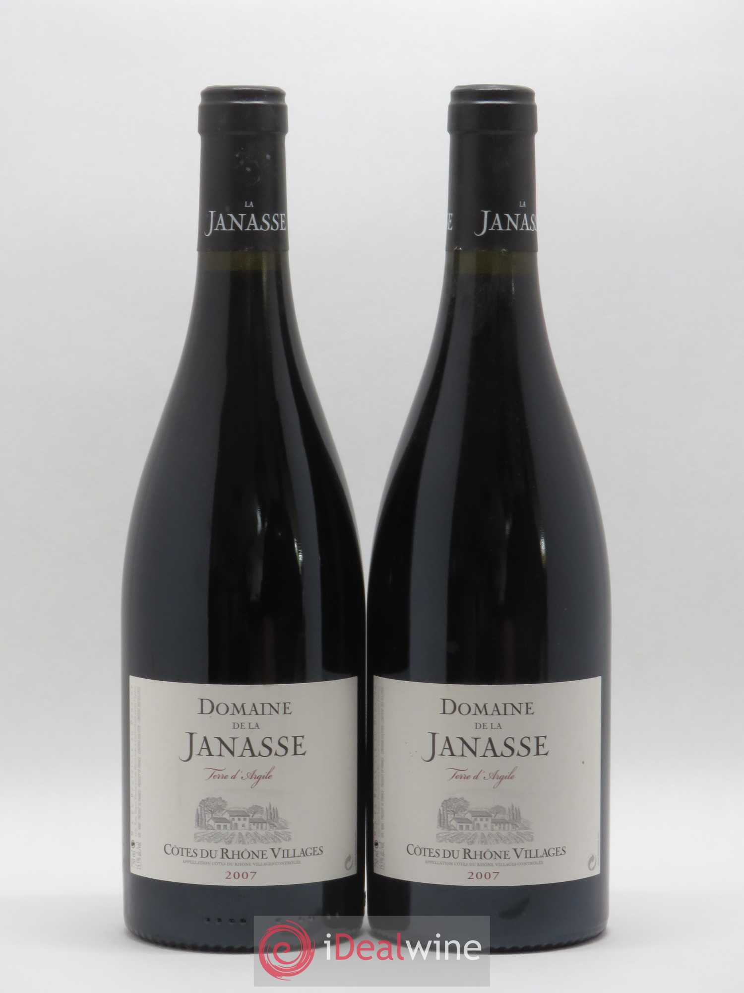Côtes-du-Rhône-Villages Terre d'Argile La Janasse (Domaine de) 2007 - Lot de 2 bouteilles - 0