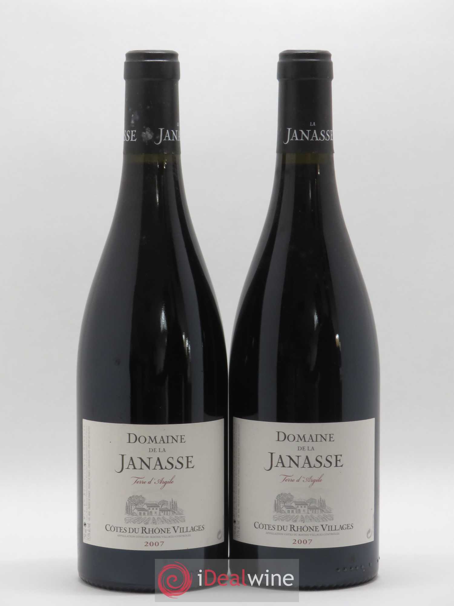 Côtes-du-Rhône-Villages Terre d'Argile La Janasse (Domaine de) (sans prix de réserve) 2007 - Lot de 2 bouteilles - 0