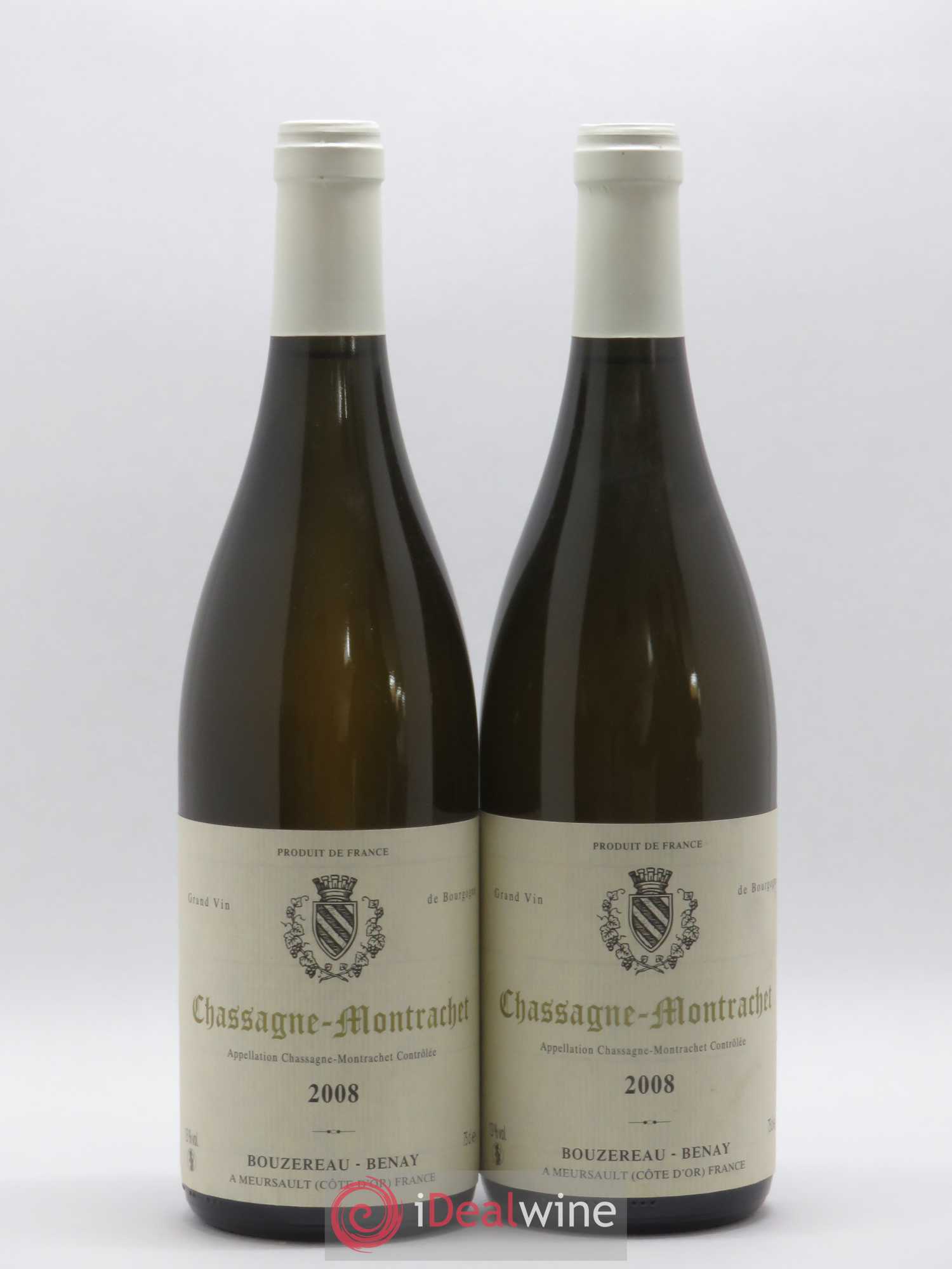 Chassagne-Montrachet Bouzereau Benay 2008 - Posten von 2 Flaschen - 0