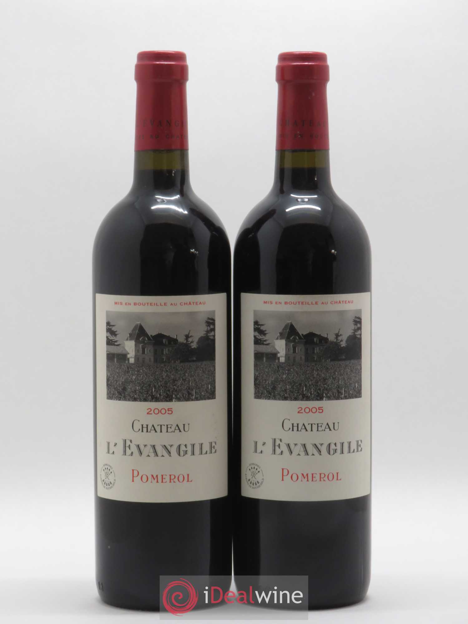 Château l' Évangile 2005 - Lot de 2 bouteilles - 0