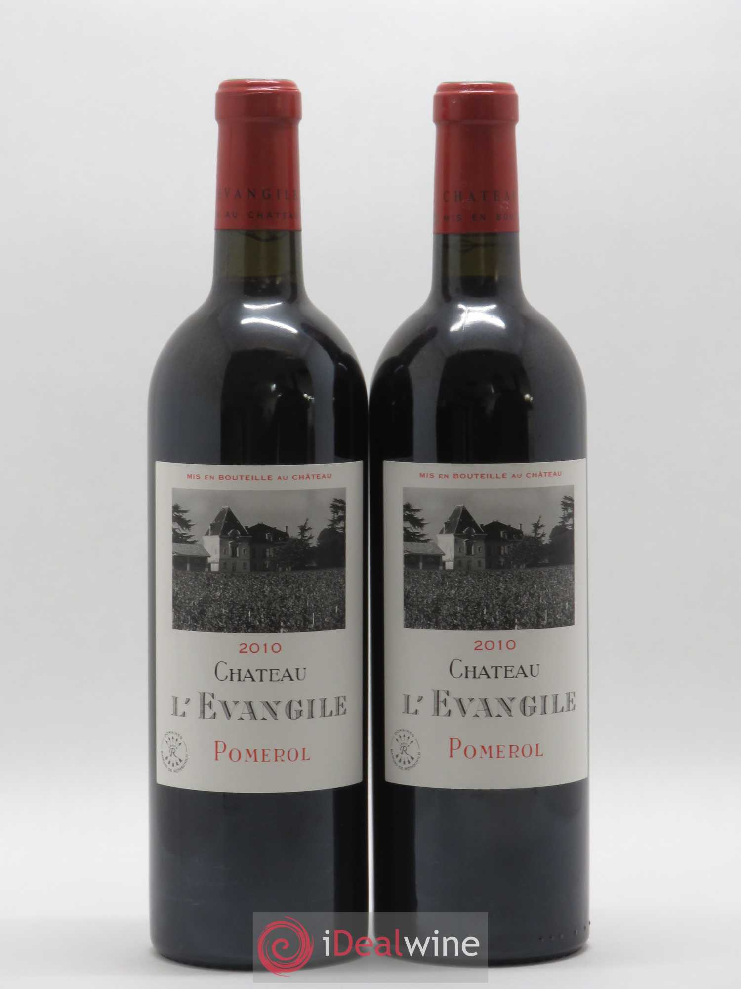 Château l' Évangile 2010 - Lot de 2 bouteilles - 0
