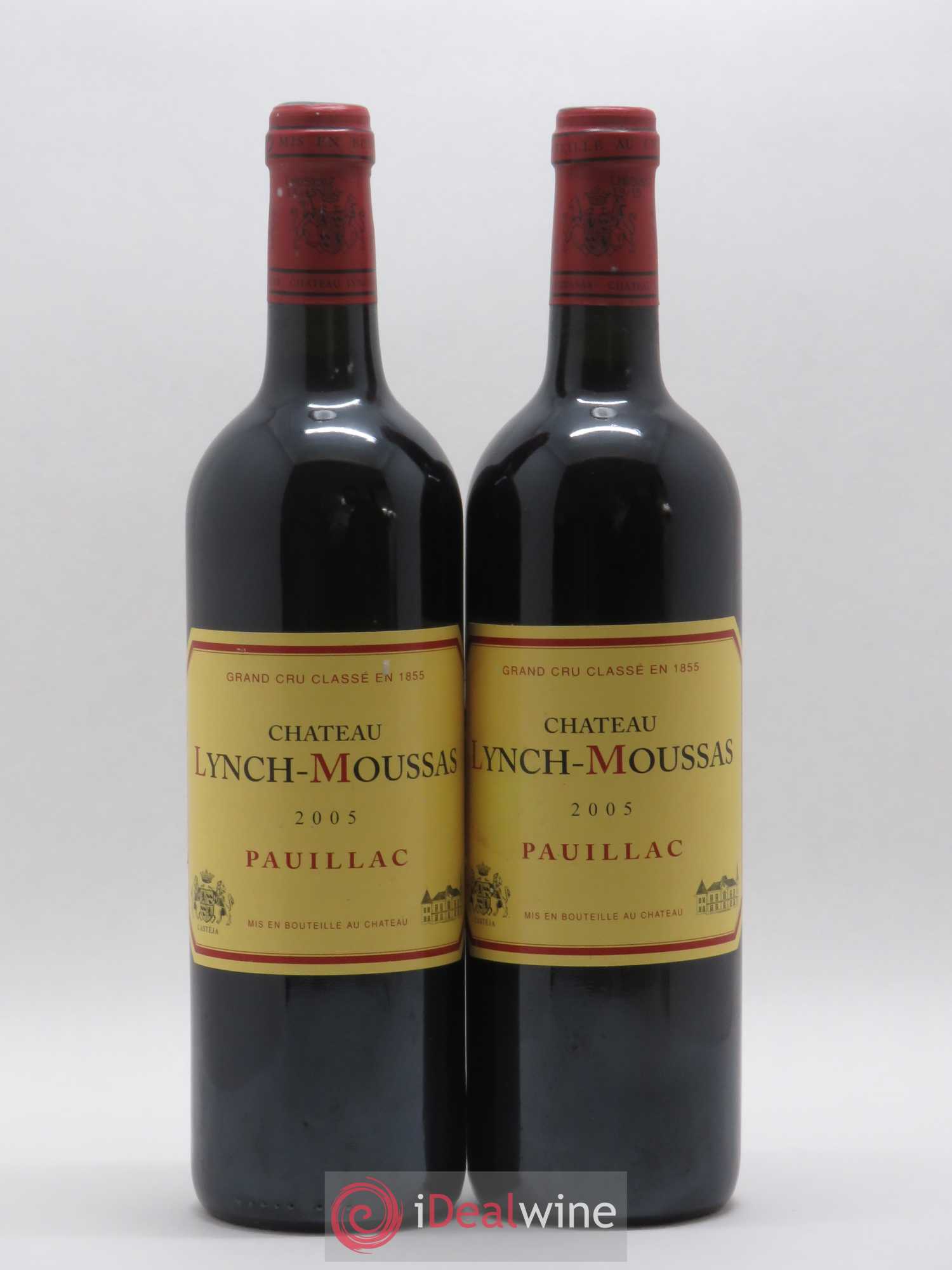 Château Lynch Moussas 5ème Grand Cru Classé 2005 - Lot de 2 bouteilles - 0