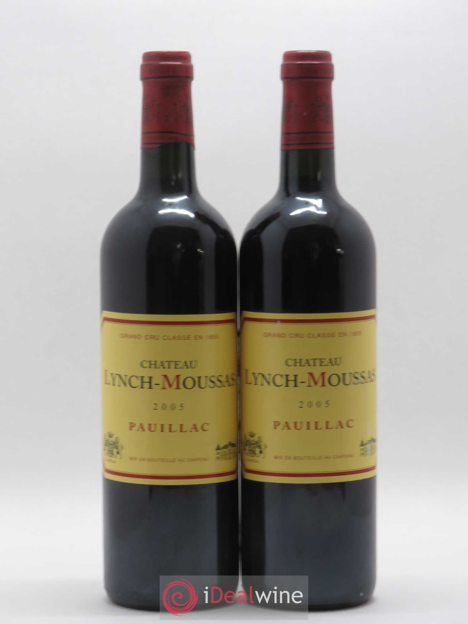 Château Lynch Moussas 5ème Grand Cru Classé 2005 - Lot de 2 bouteilles - 0