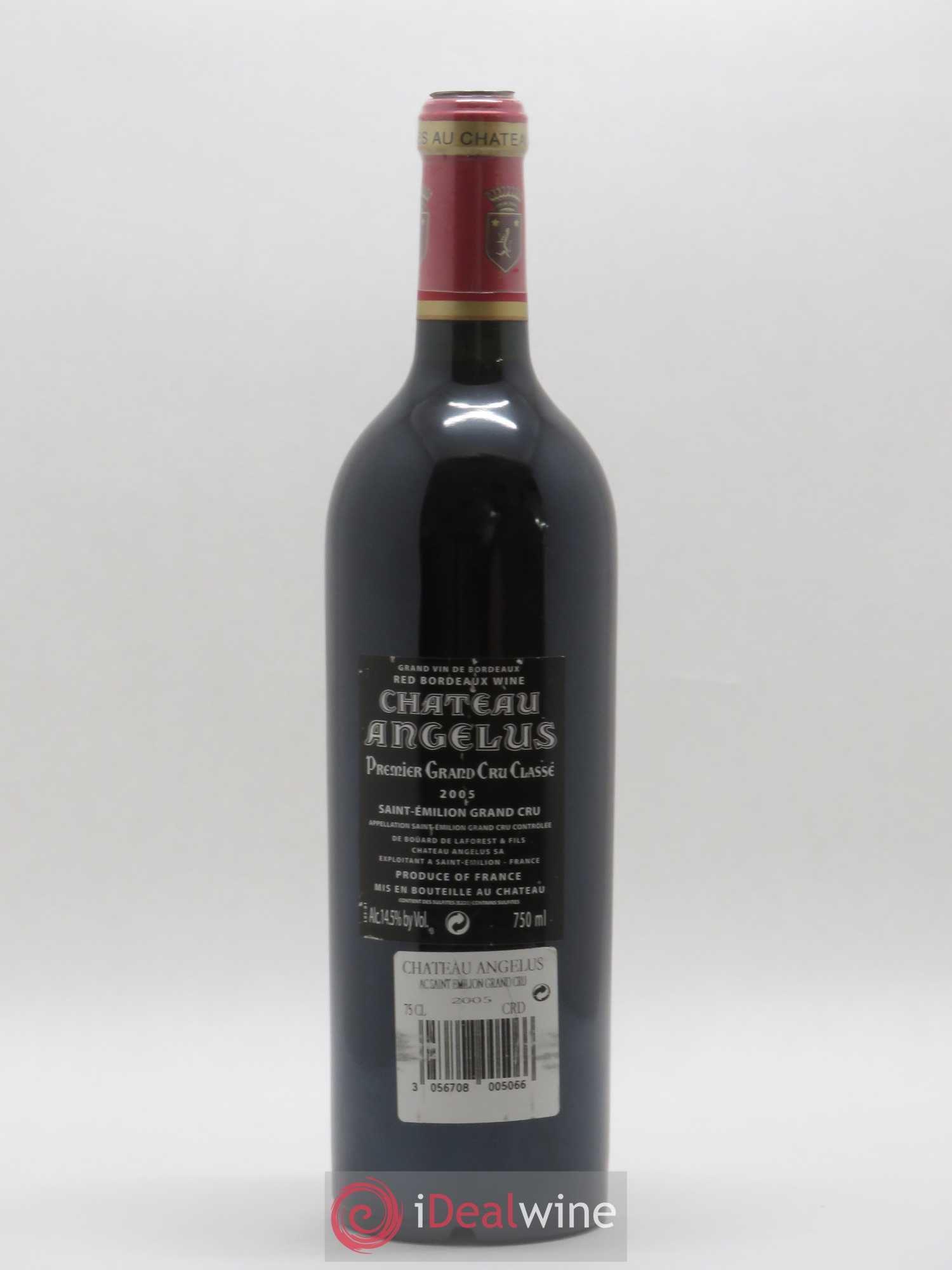Château Angélus 1er Grand Cru Classé A 2005 - Lot de 1 bouteille - 1