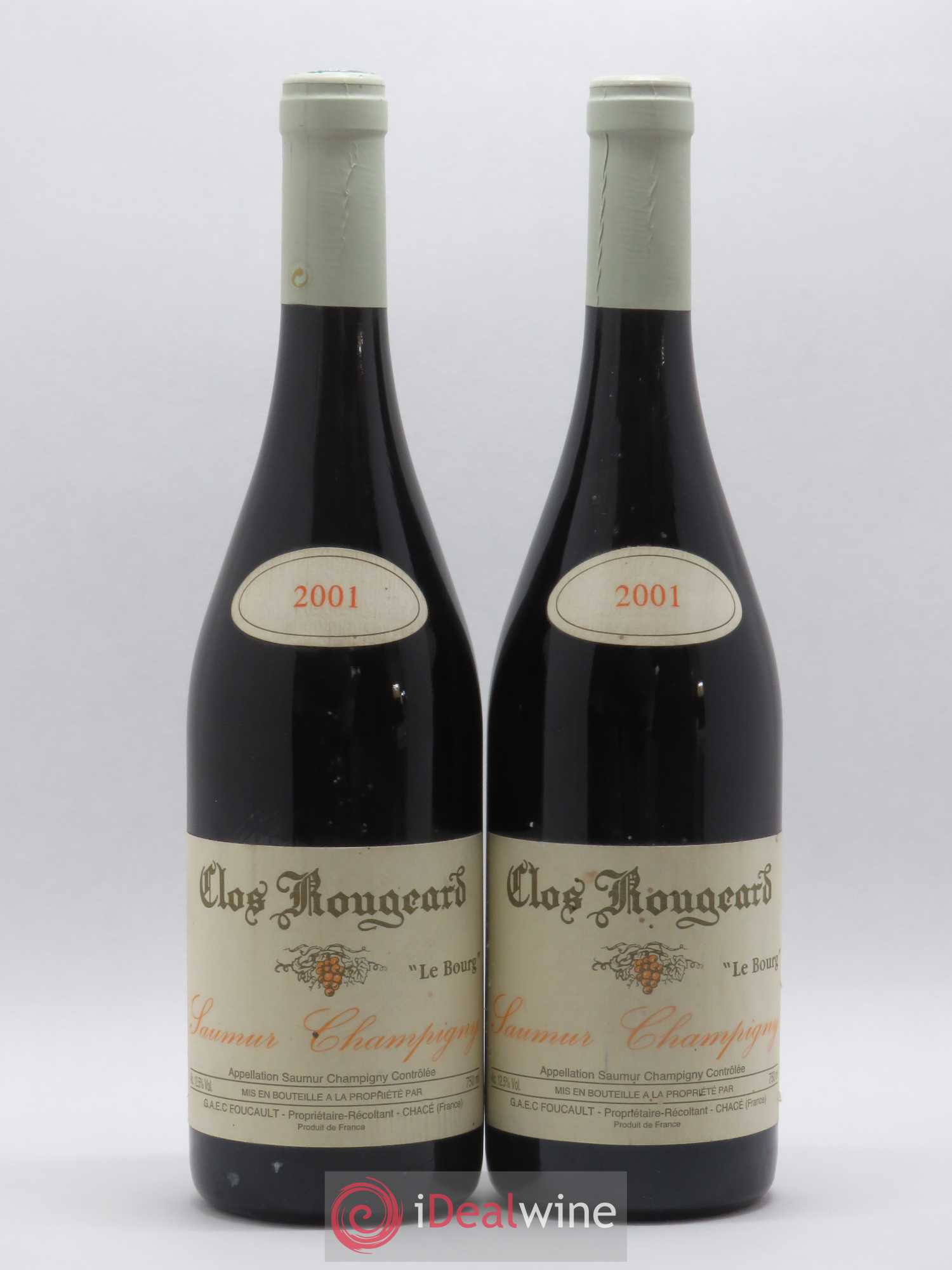 Saumur-Champigny Le Bourg Clos Rougeard 2001 - Lot de 2 bouteilles - 0