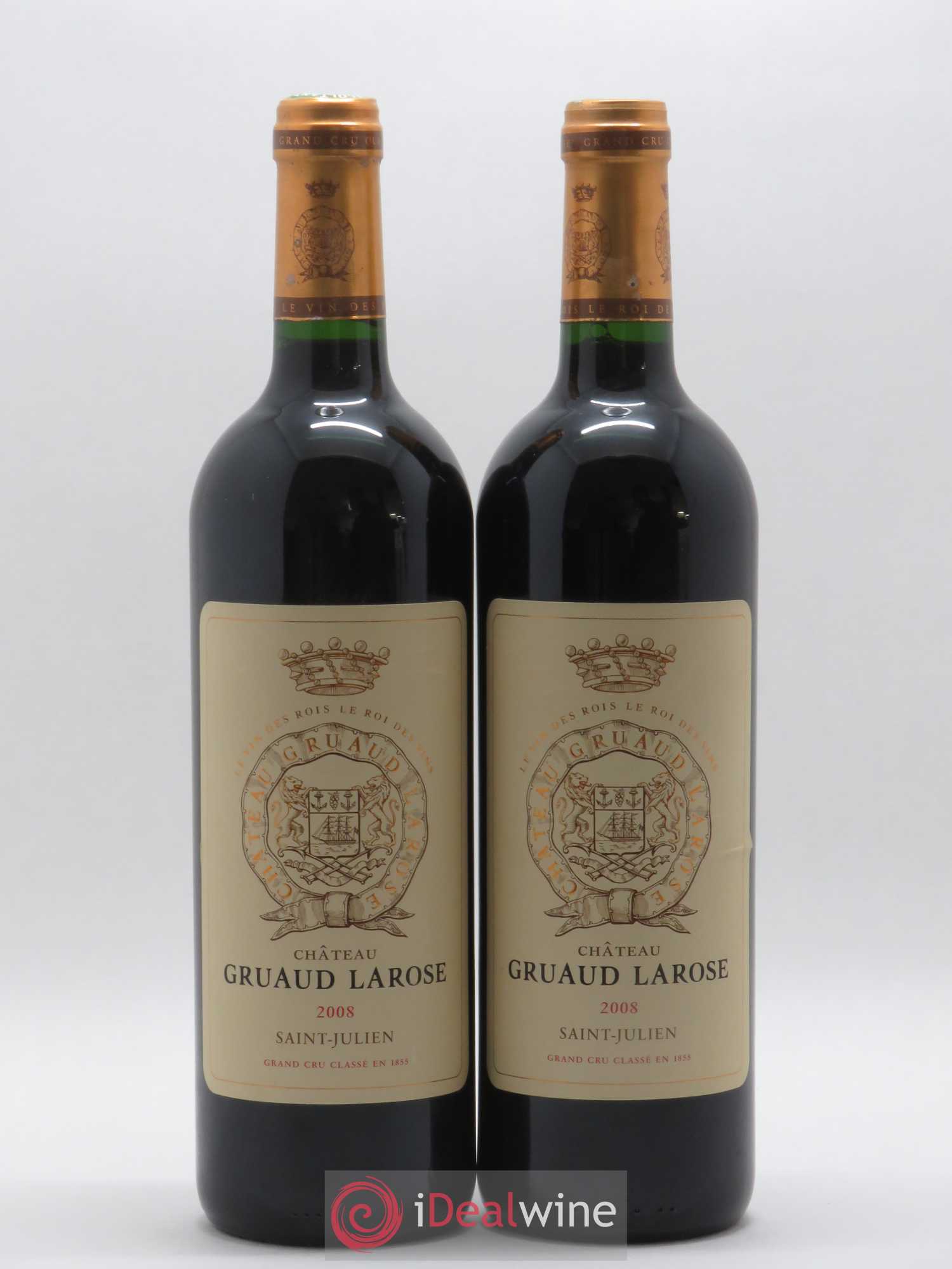 Château Gruaud Larose 2ème Grand Cru Classé 2008 - Lot de 2 bouteilles - 0