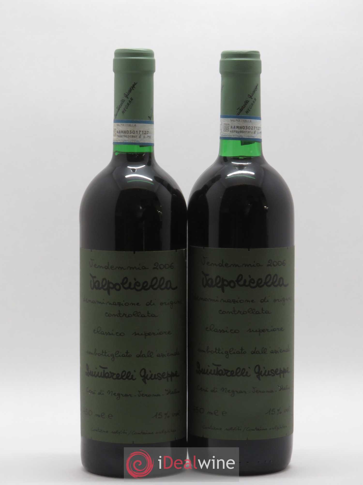 Valpolicella Classico Superiore Giuseppe Quintarelli 2006 - Lot de 2 bouteilles - 0