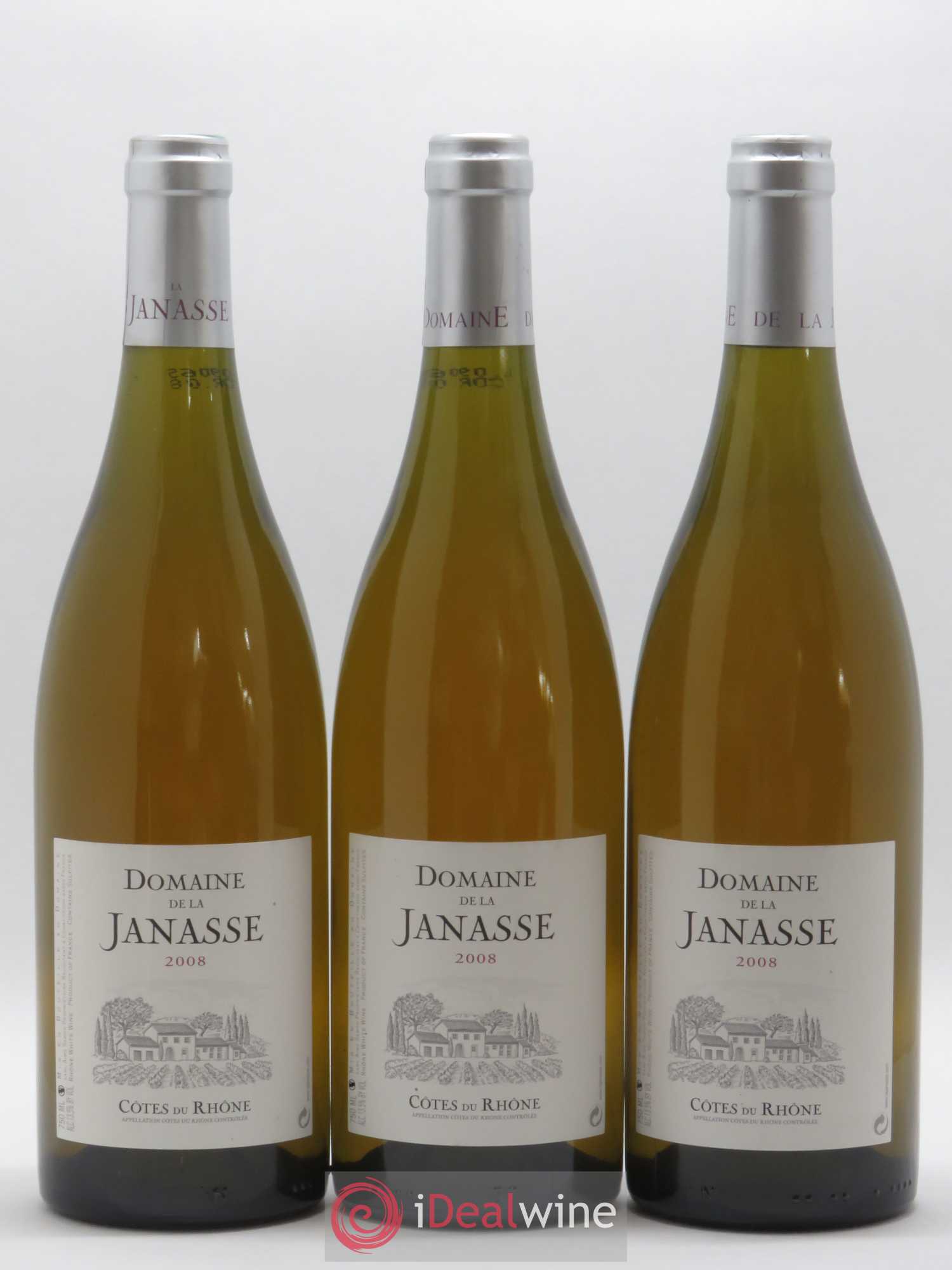 Côtes-du-Rhône Domaine de la Janasse (sans prix de réserve) 2008 - Posten von 6 Flaschen - 1