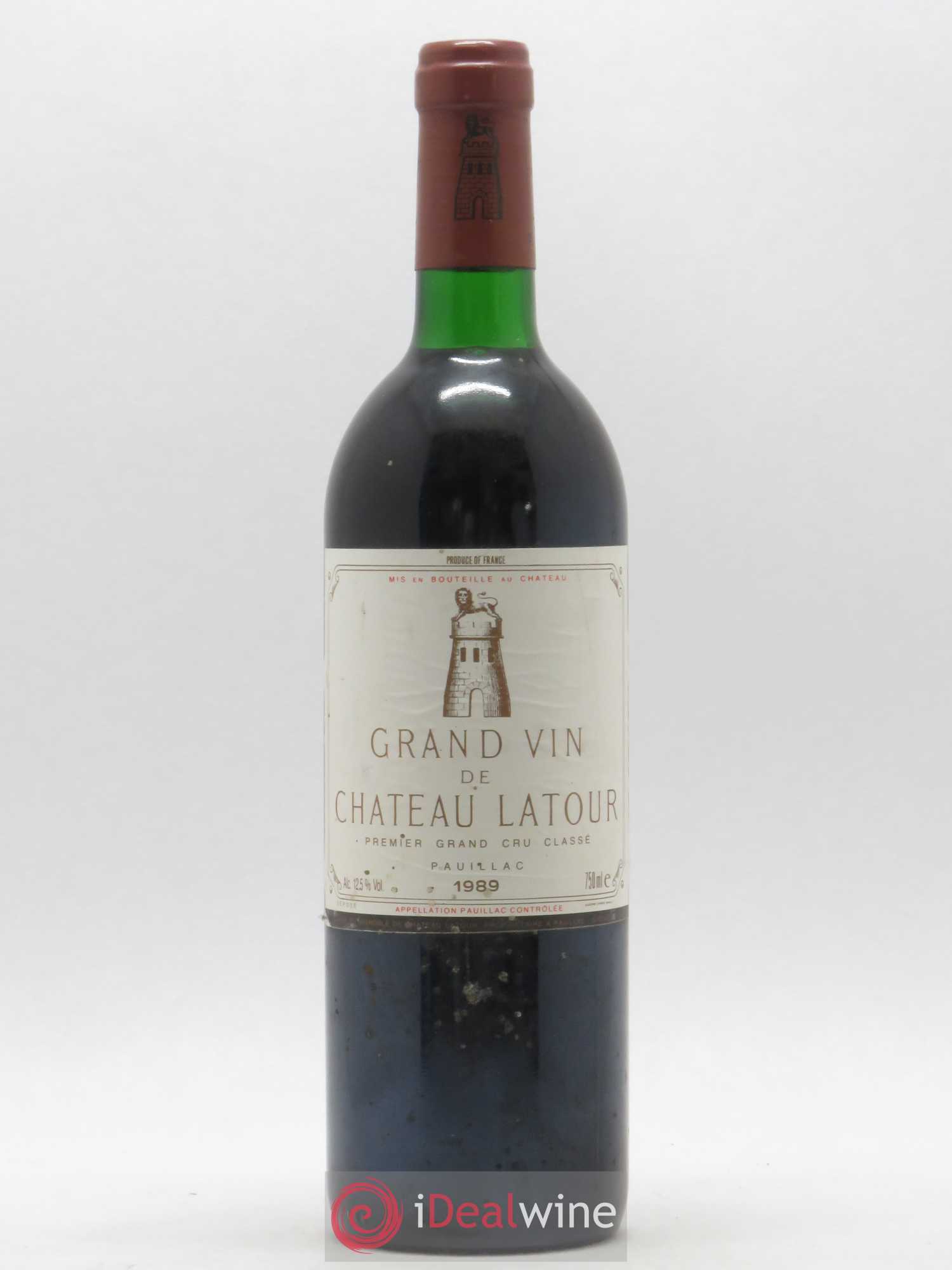 Château Latour 1er Grand Cru Classé 1989 - Lot de 1 bouteille - 0