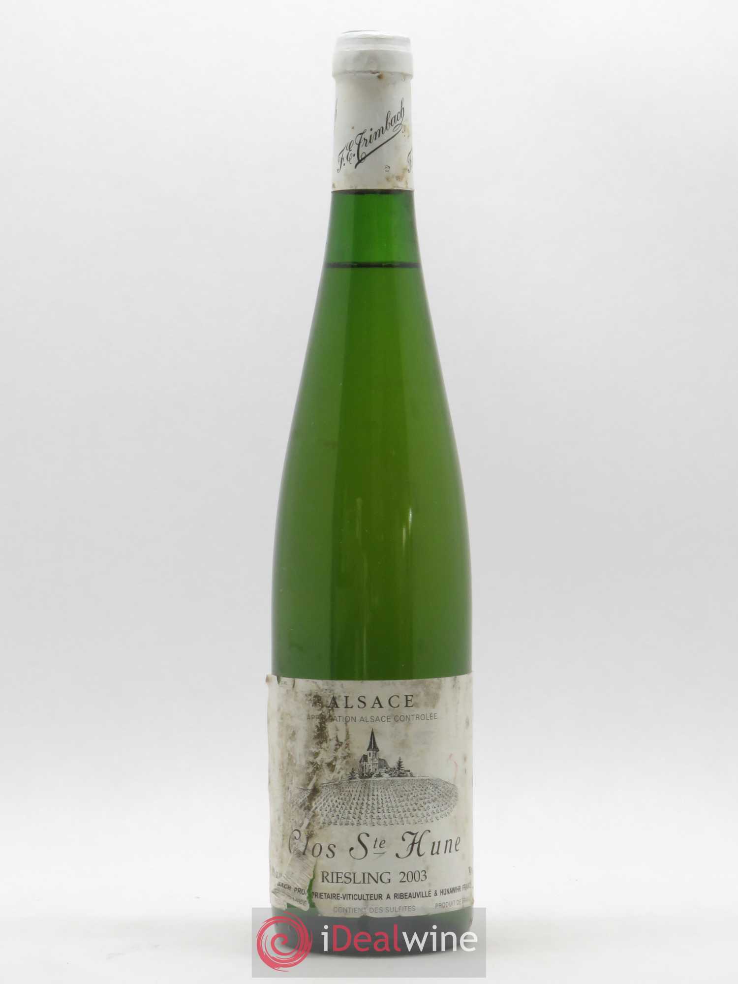Alsace Riesling Clos Sainte-Hune Trimbach (Domaine) 2003 - Lot de 1 bouteille - 0