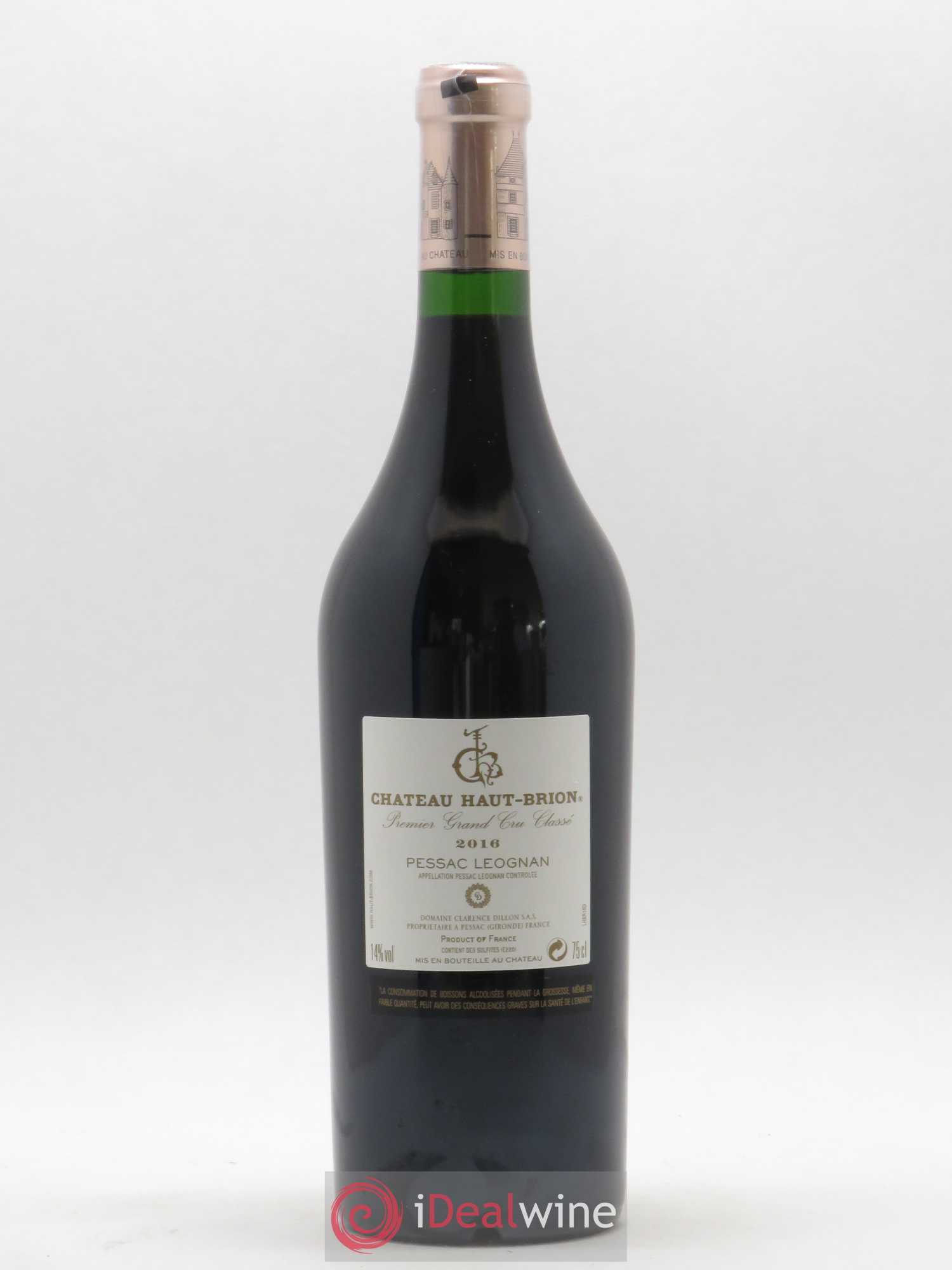 Château Haut Brion 1er Grand Cru Classé 2016 - Lot de 1 bouteille - 1