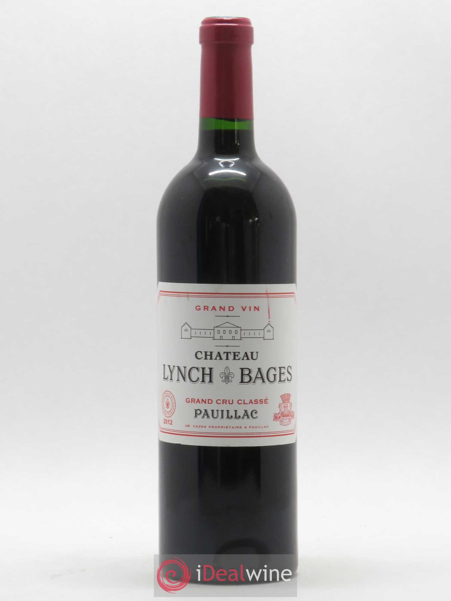 Château Lynch Bages 5ème Grand Cru Classé 2012 - Lot de 1 bouteille - 0