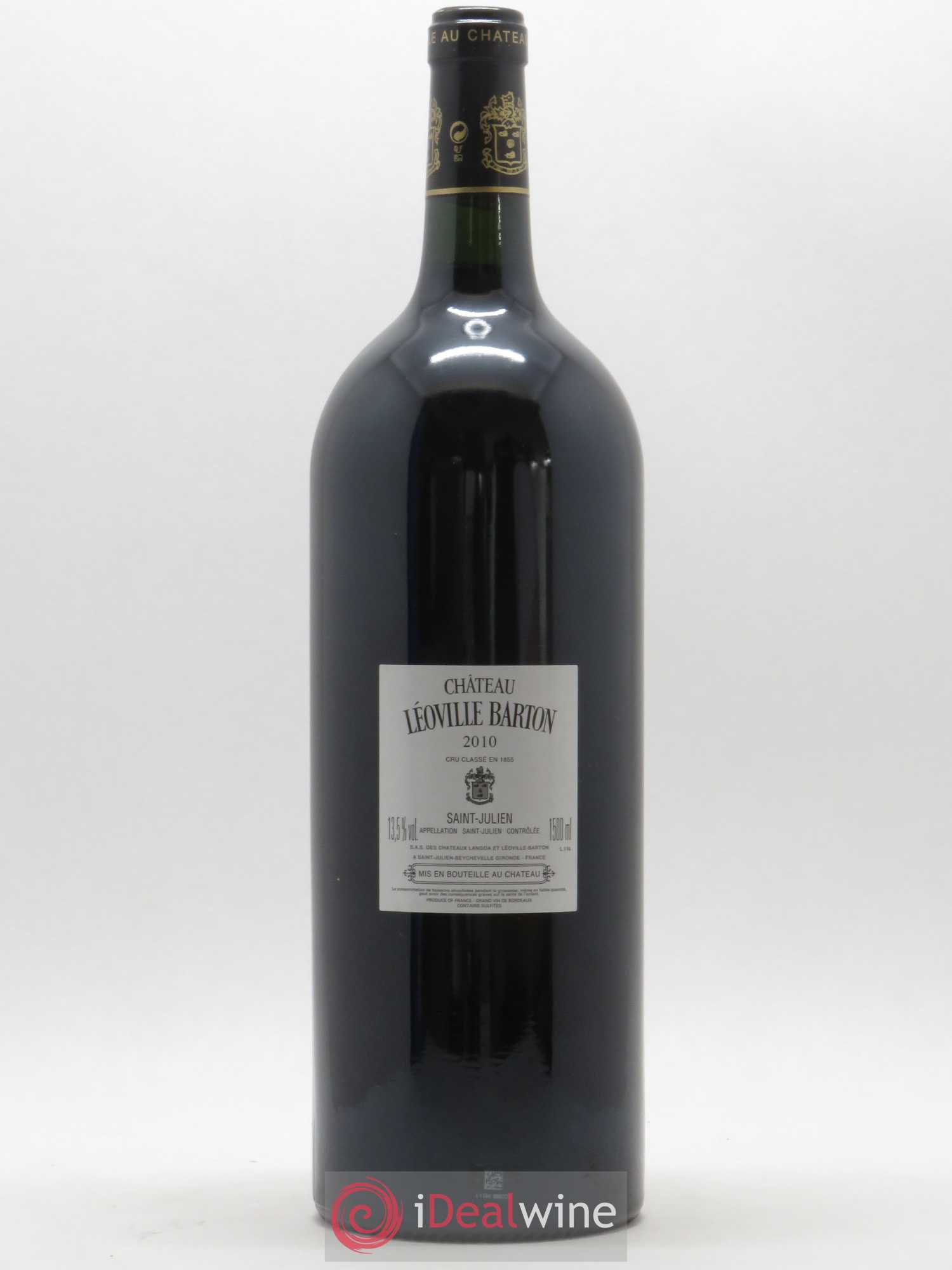 Château Léoville Barton 2ème Grand Cru Classé 2010 - Lot de 1 magnum - 1