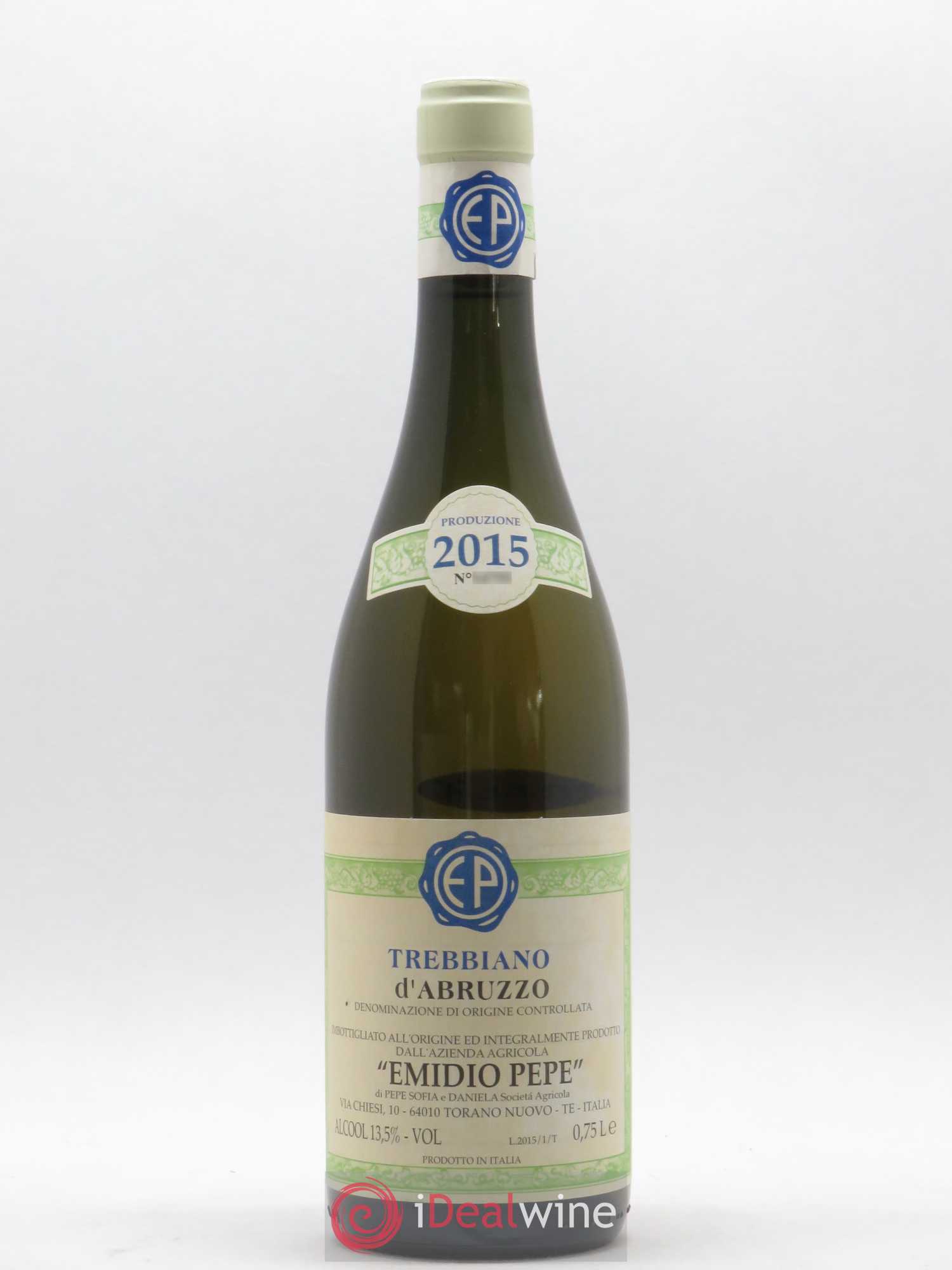 Trebbiano d'Abruzzo DOC Vecchie Viti Emidio Pepe (senza prezzo di riserva) 2015 - Lotto di 1 bottiglia - 0