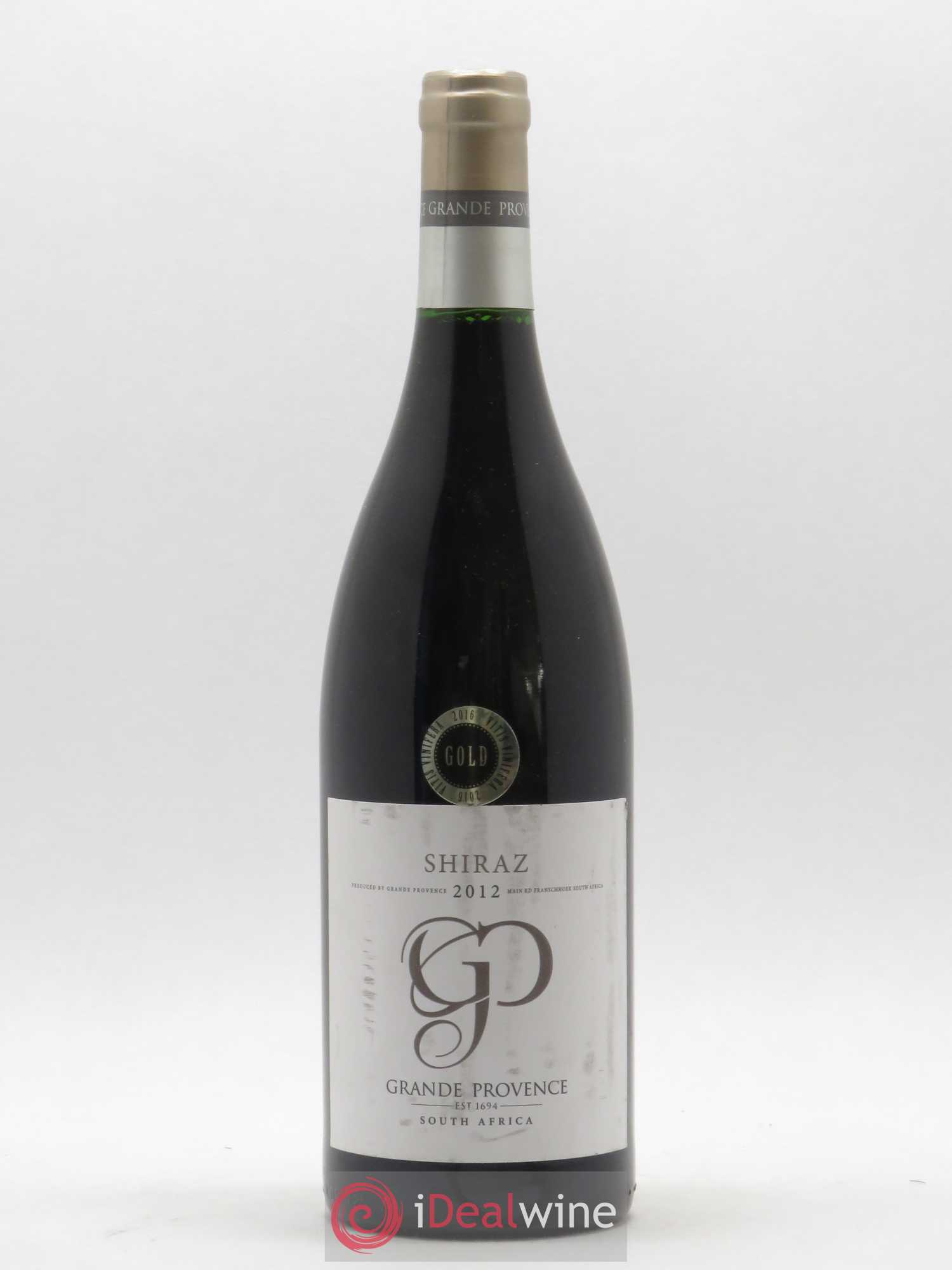 Afrique du Sud Grande Provence Shiraz Stellenbosh 2012 - Posten von 1 Flasche - 0