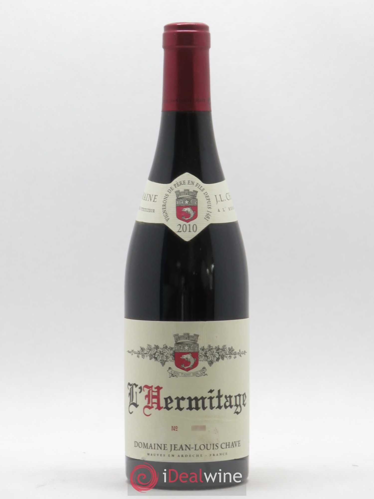 Hermitage Jean-Louis Chave 2010 - Lot de 1 bouteille - 0