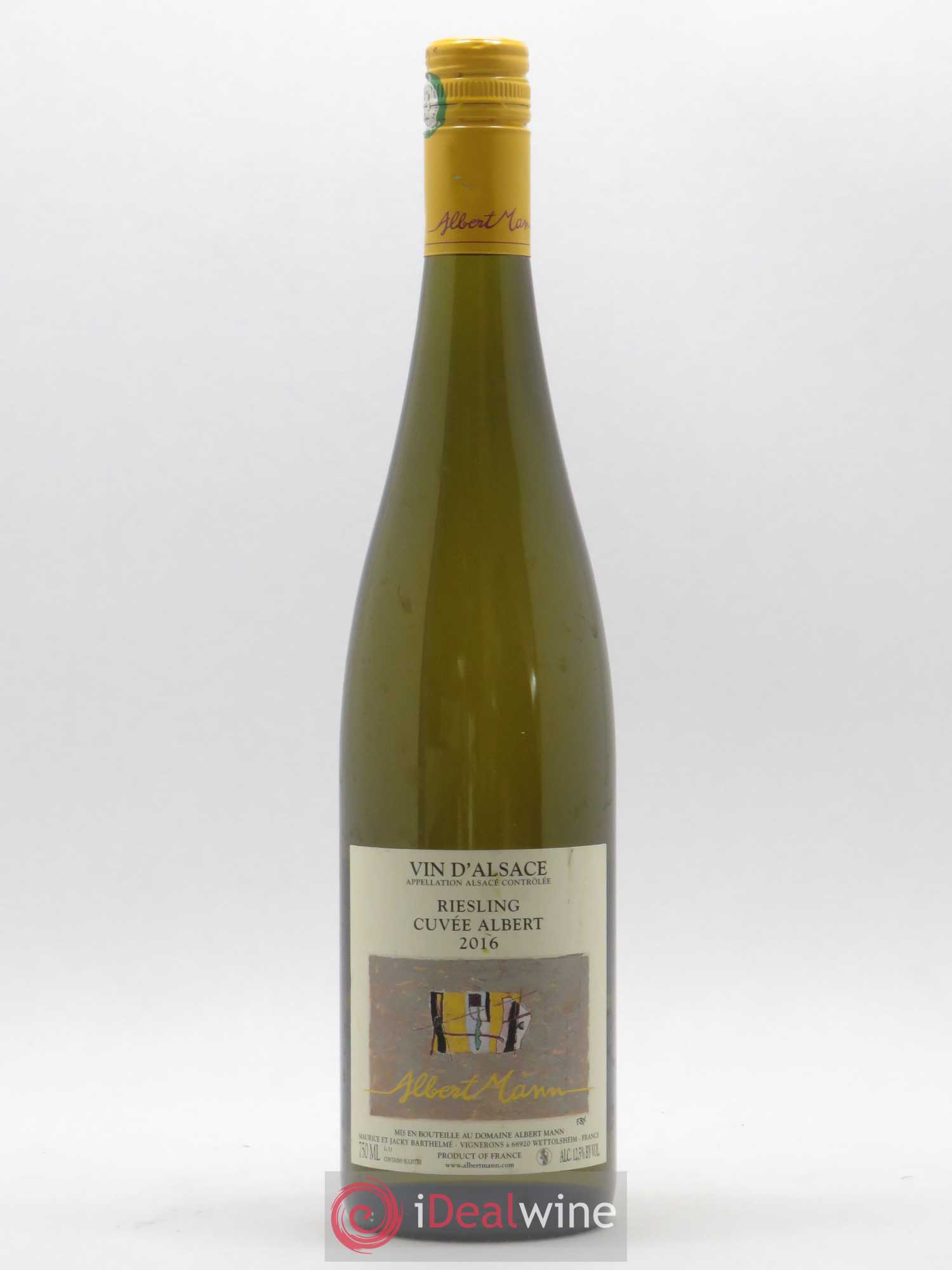 Alsace Riesling Cuvée Albert Albert Mann (sans prix de réserve) 2016 - Lot de 1 bouteille - 0