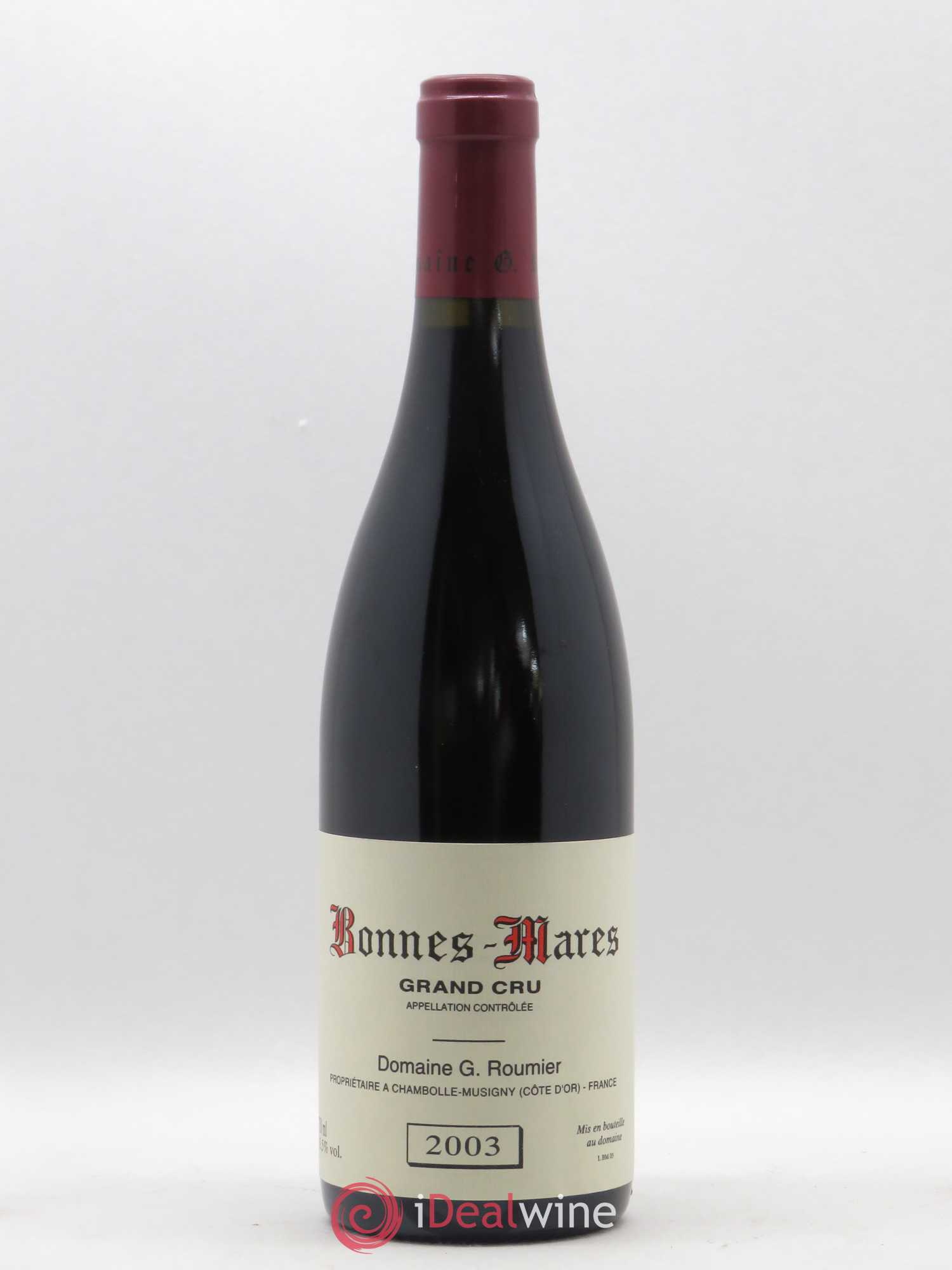 Bonnes-Mares Grand Cru Georges Roumier (Domaine) 2003 - Lot de 1 bouteille - 0