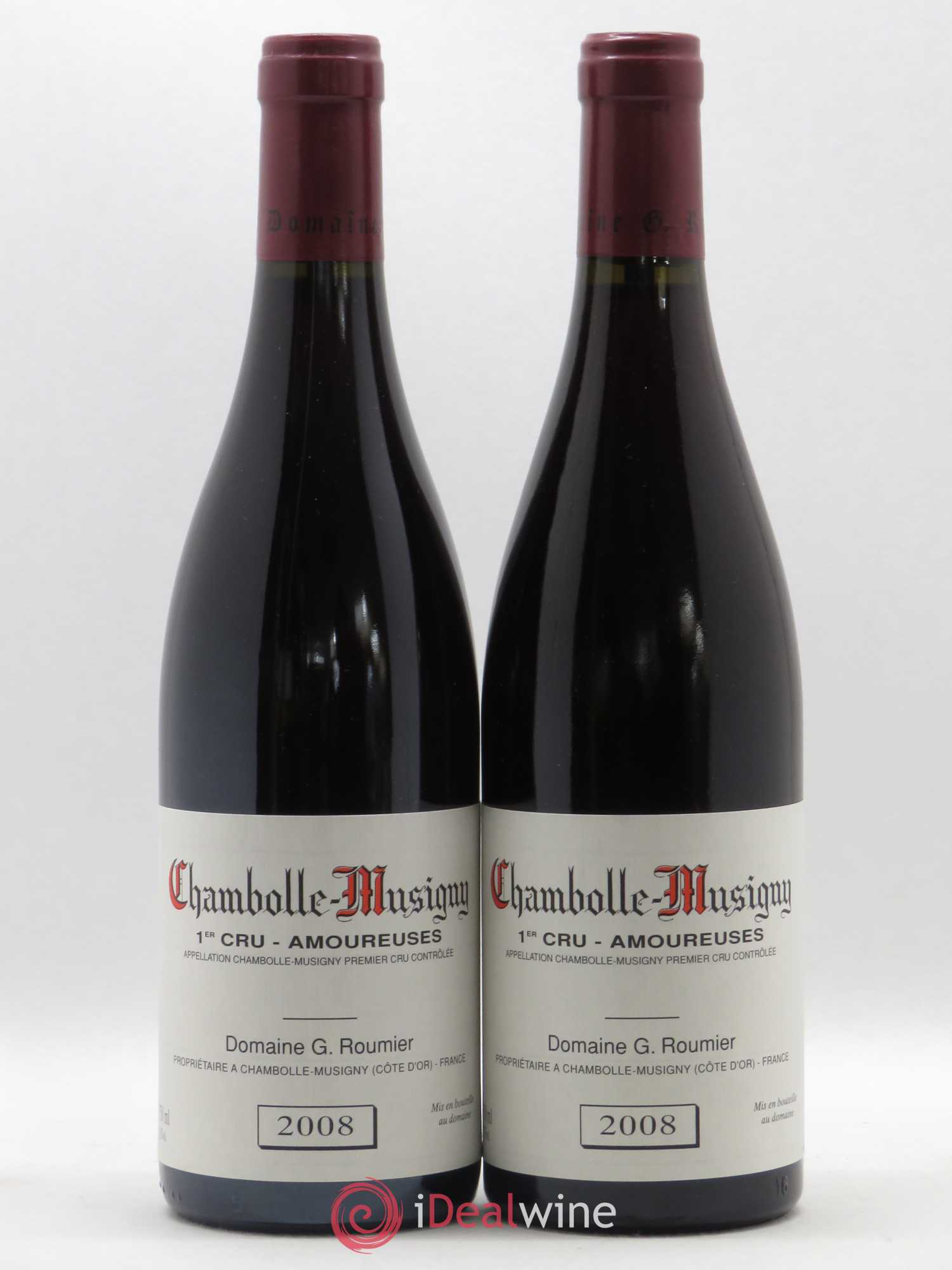 Chambolle-Musigny 1er Cru Les Amoureuses Georges Roumier (Domaine) 2008 - Lot de 2 bouteilles - 0