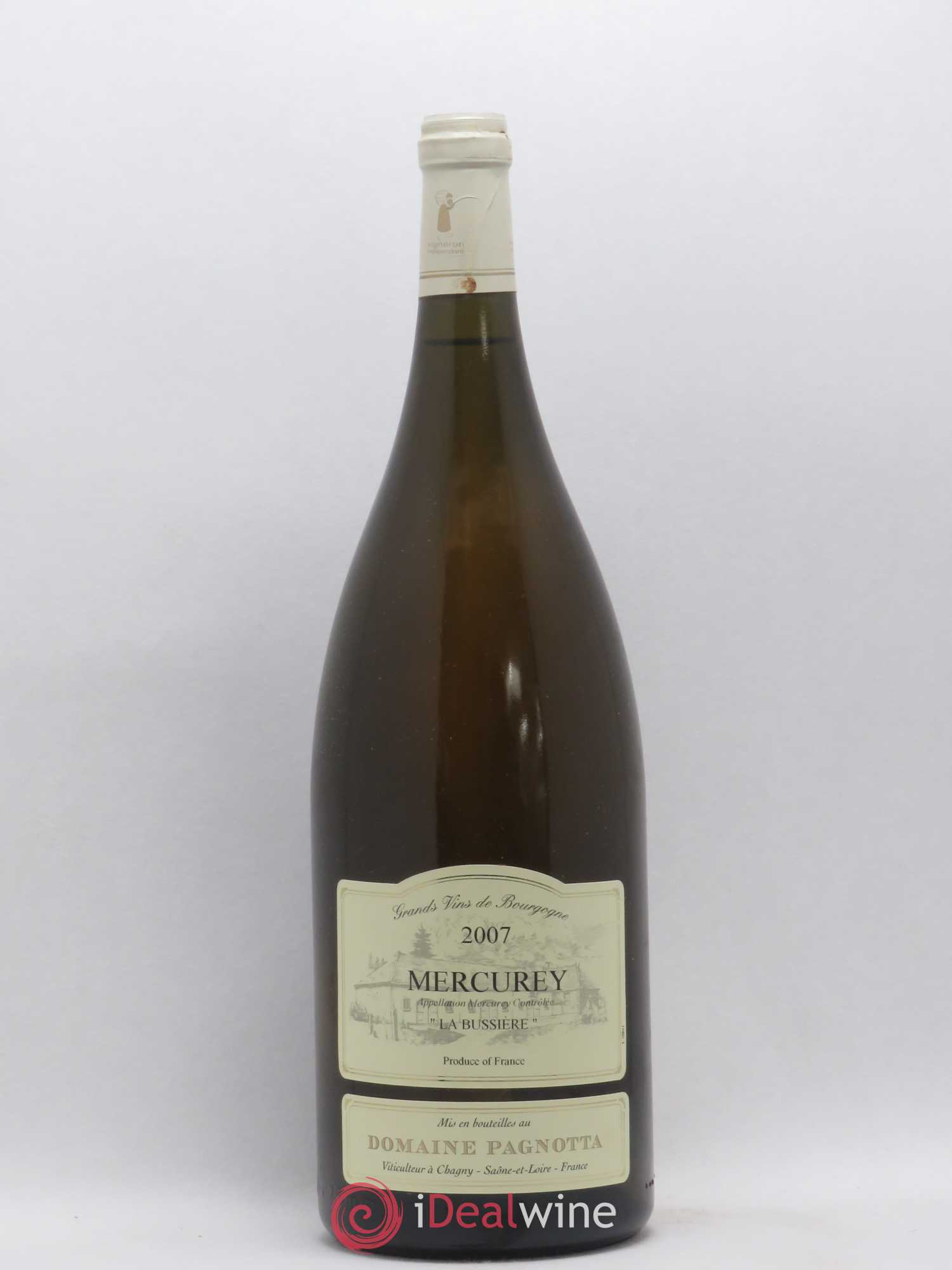 Mercurey La Bussière Domaine Pagnotta 2007 - Posten von 1 Magnum - 0
