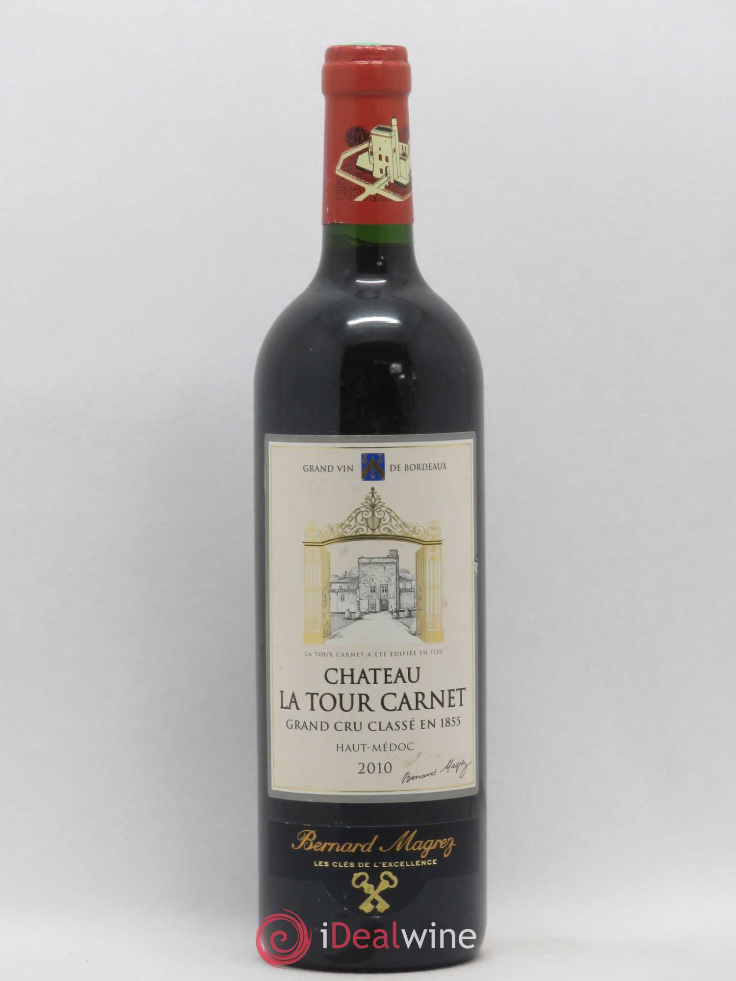 Château la Tour Carnet 4ème Grand Cru Classé 2010 - Lot de 1 bouteille - 0