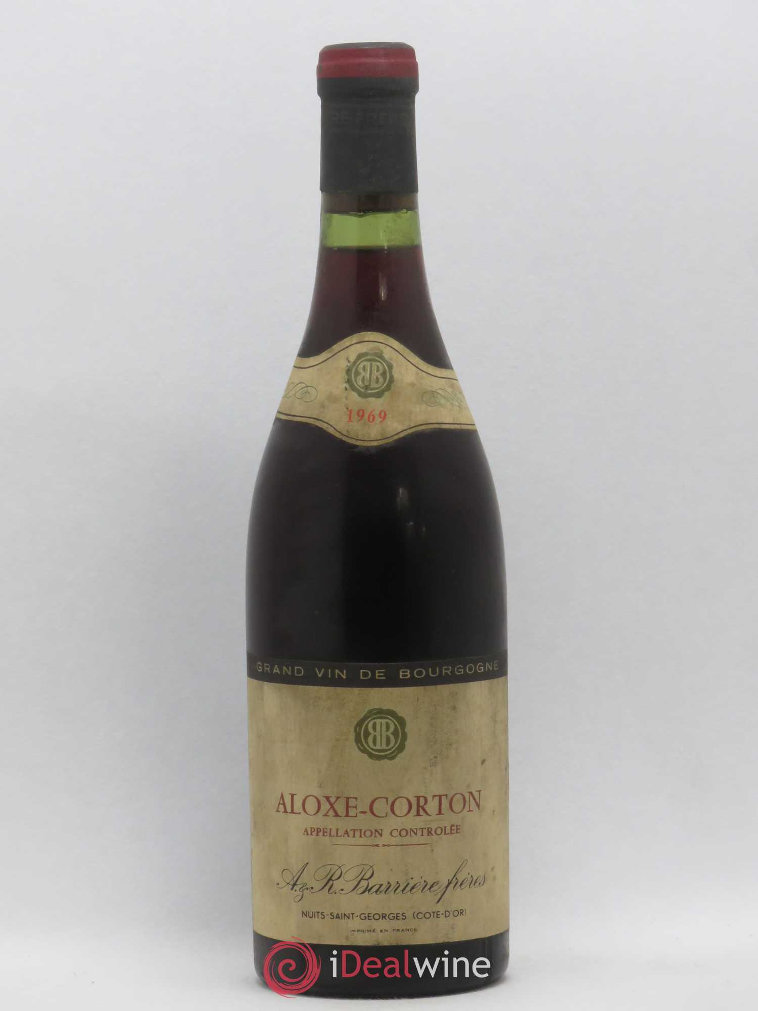 Aloxe-Corton Barrieres Frères 1969 - Lot de 1 bouteille - 0