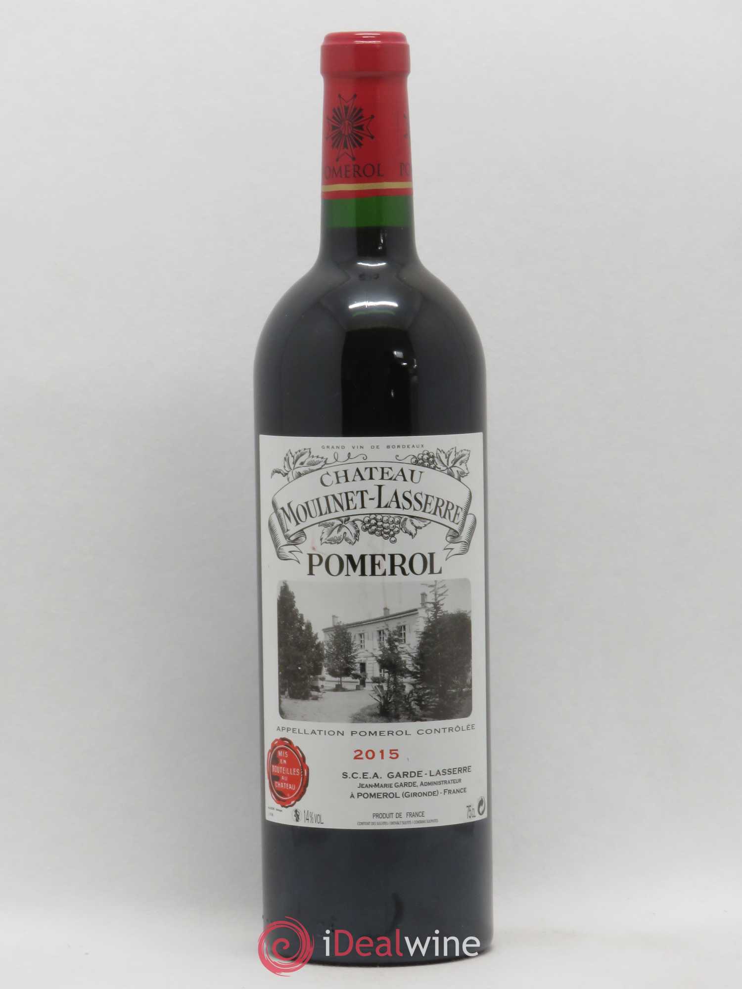 Château Moulinet Lasserre 2015 - Lot de 1 bouteille - 0