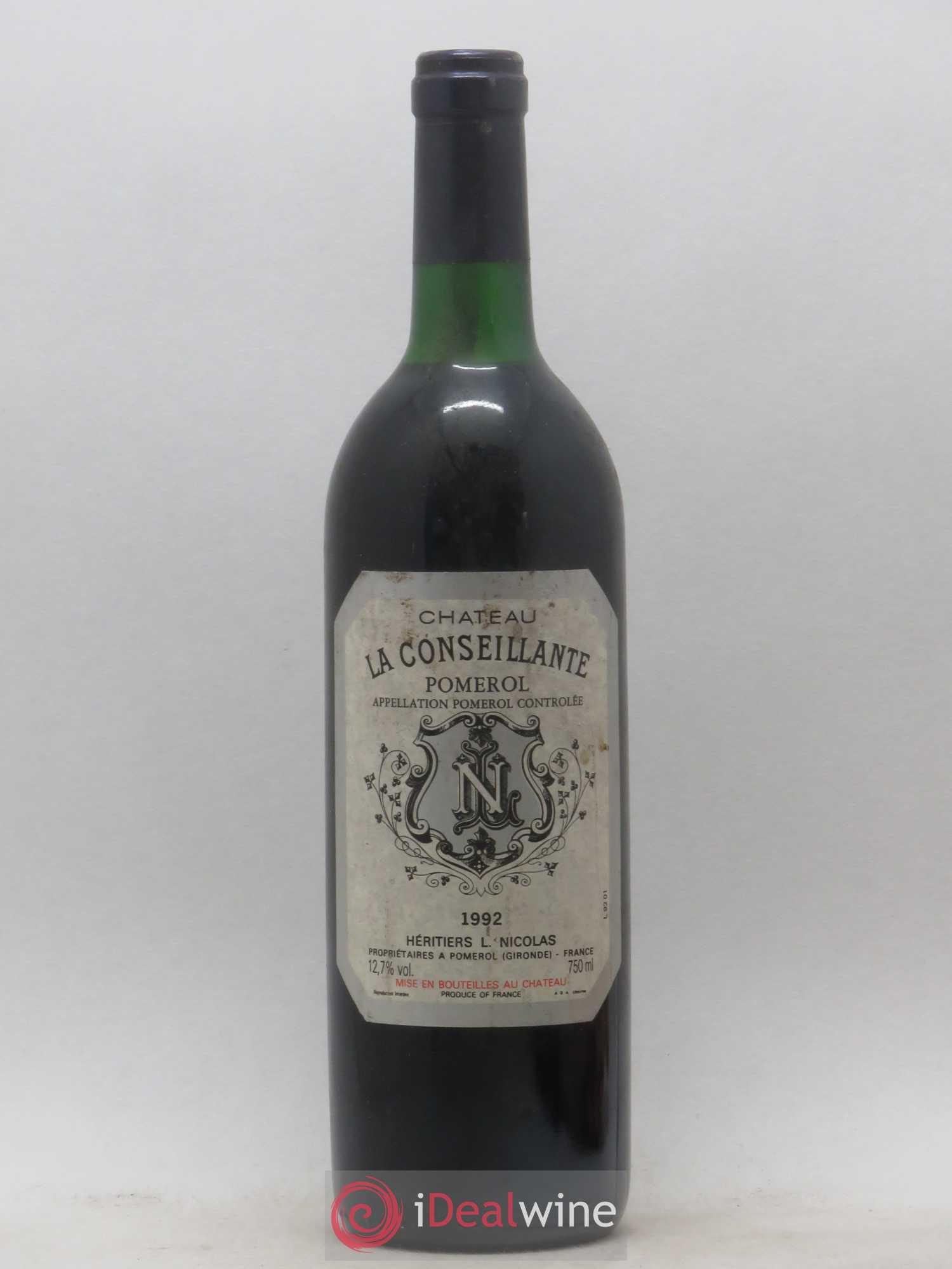 Château la Conseillante 1992 - Lot de 1 bouteille - 0