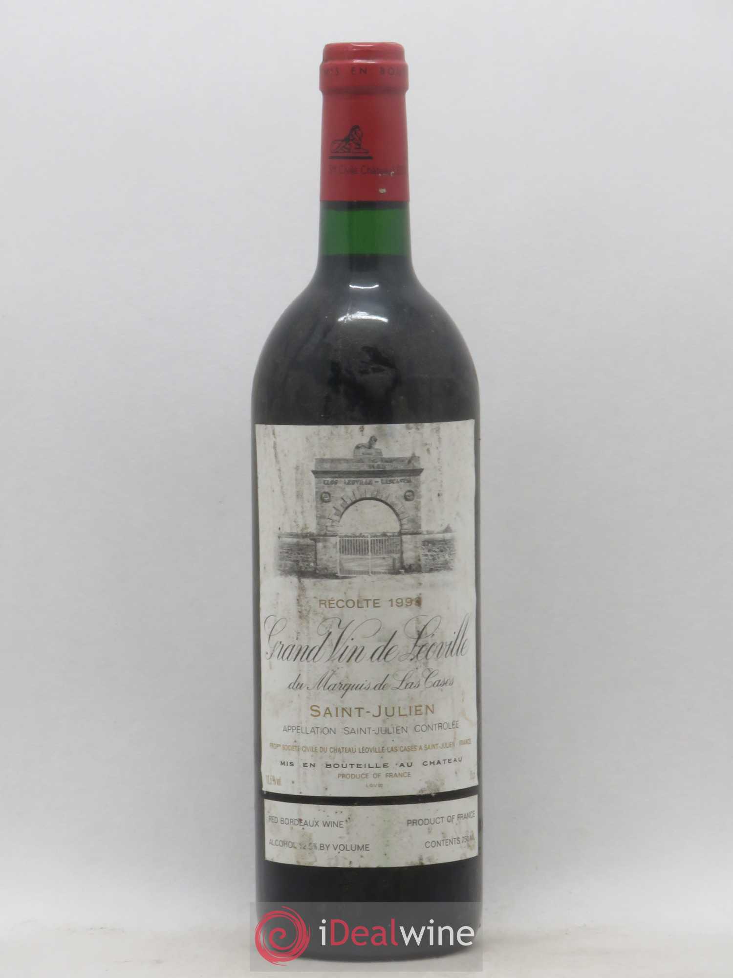 Château Léoville Las Cases 2ème Grand Cru Classé 1993 - Lot de 1 bouteille - 0