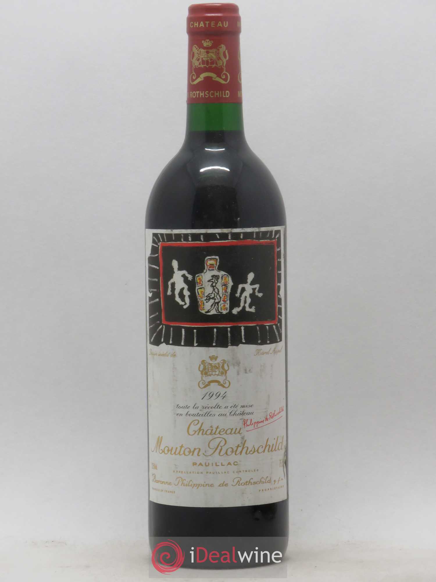 Château Mouton Rothschild 1er Grand Cru Classé 1994 - Lot de 1 bouteille - 0