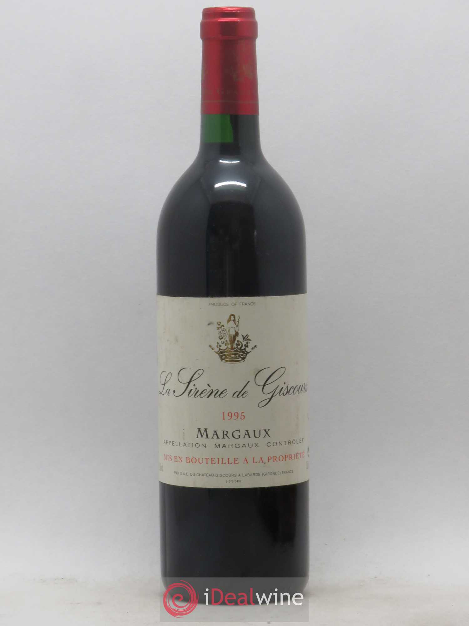 La Sirène de Giscours 1995 - Lot de 1 bouteille - 0