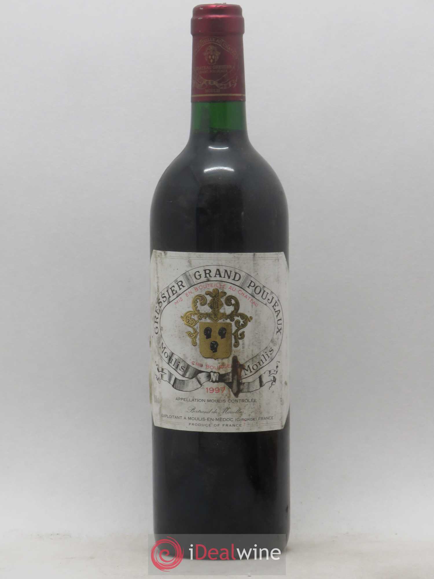 Château Gressier Grand Poujeaux Cru Bourgeois 1997 - Lotto di 1 bottiglia - 0