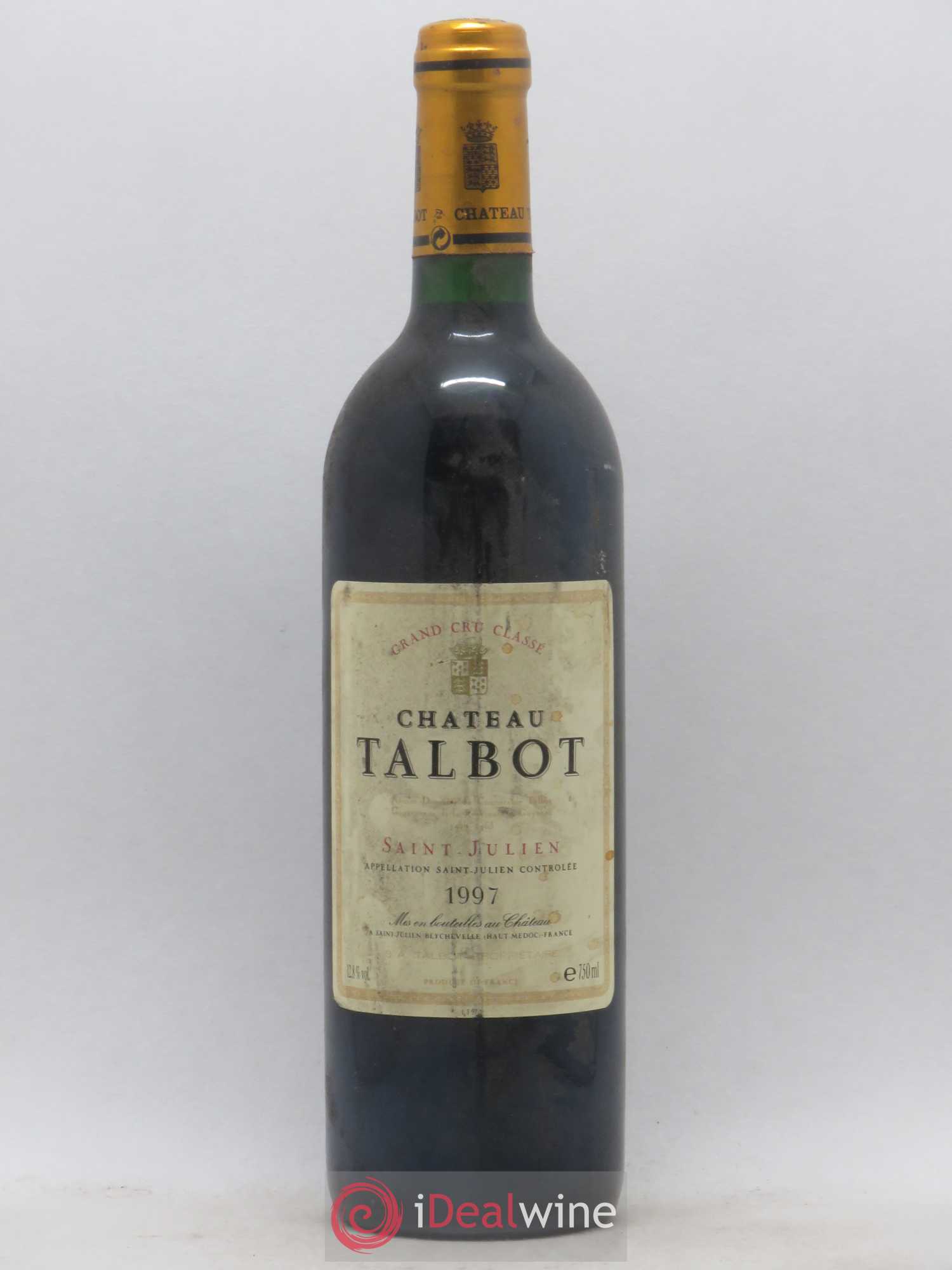 Château Talbot 4ème Grand Cru Classé 1997 - Lot de 1 bouteille - 0